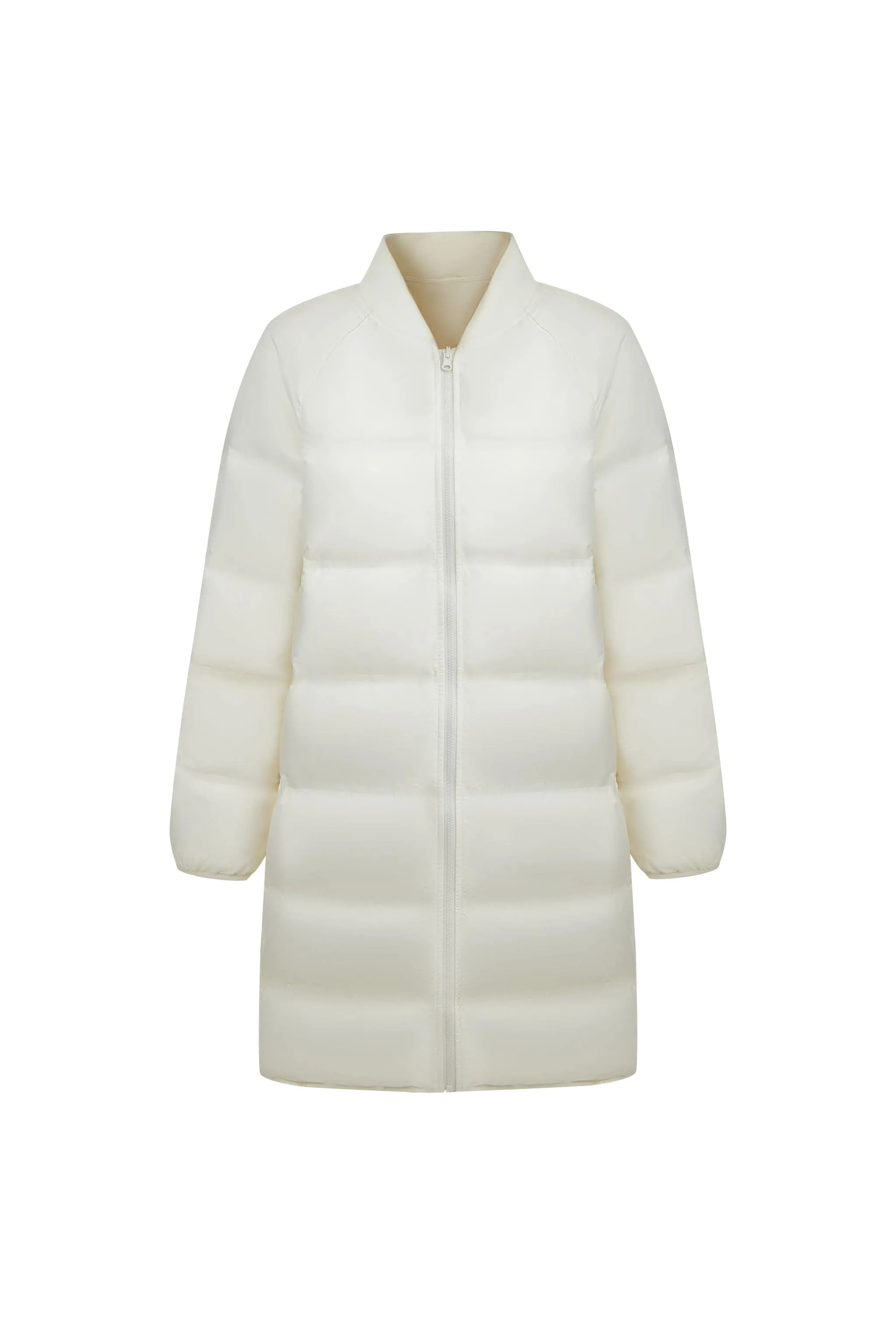 3-In-1 Knee Length Fox Fur Down Parka