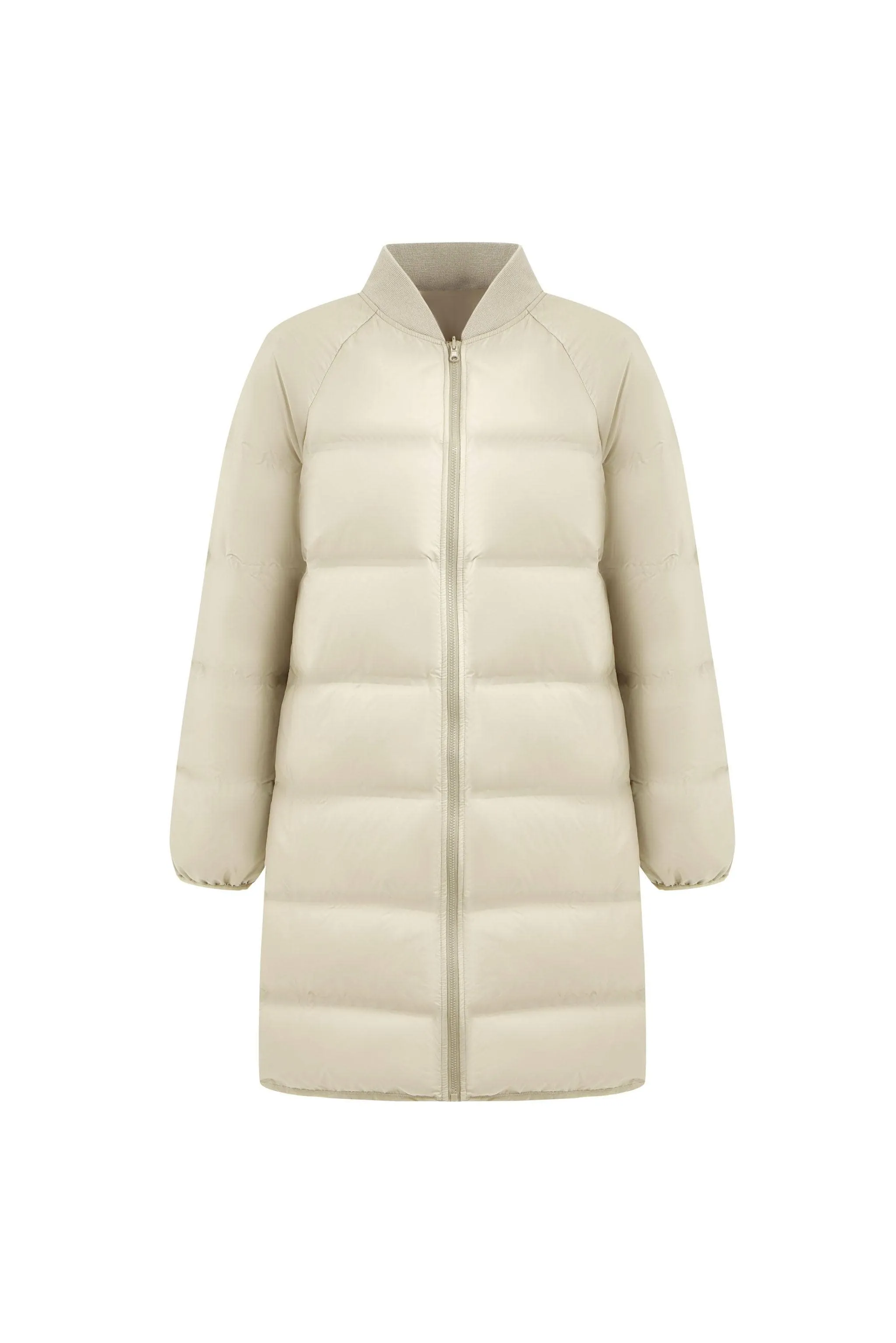 3-In-1 Knee Length Fox Fur Down Parka