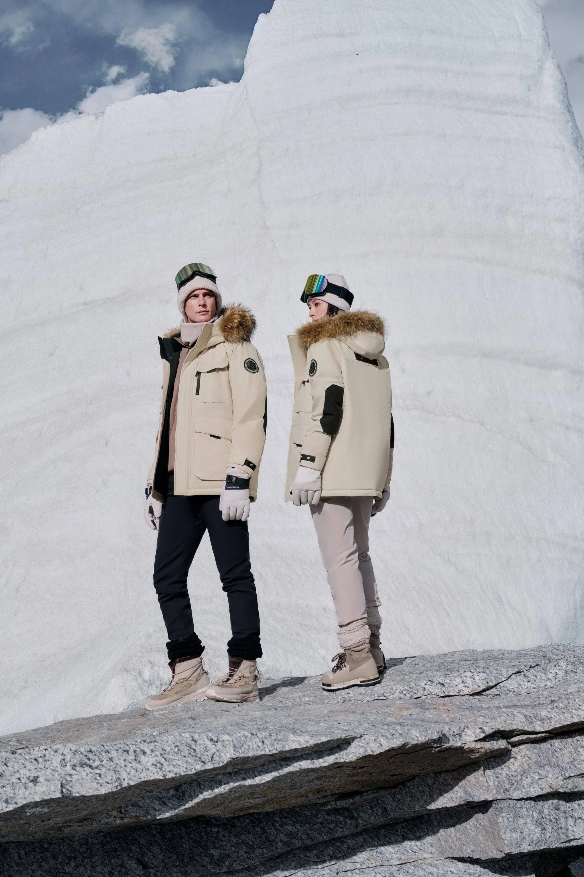 Classic Extreme Goose Down Fur Hood Parka 2317