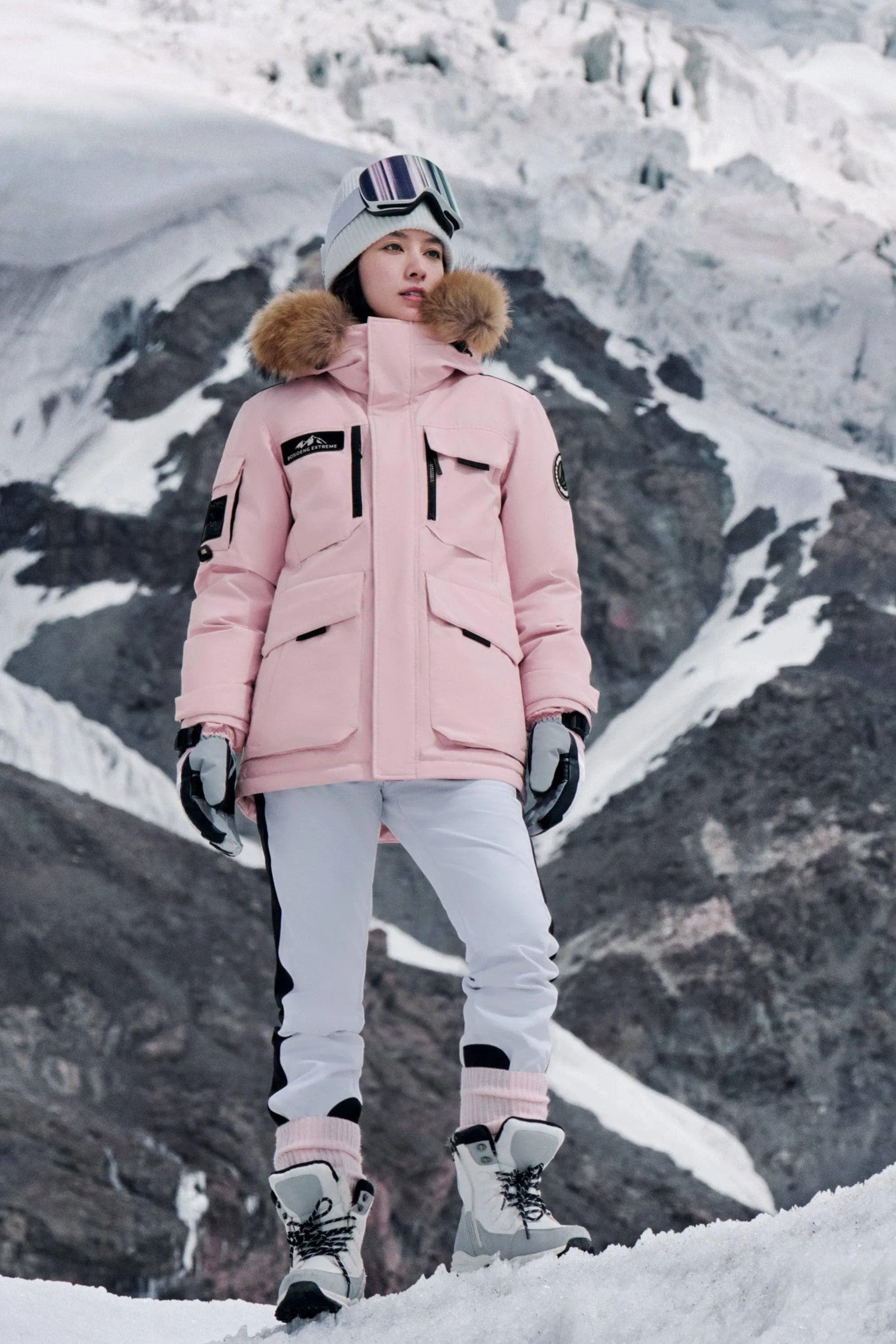 Classic Extreme Goose Down Fur Hood Parka 2317