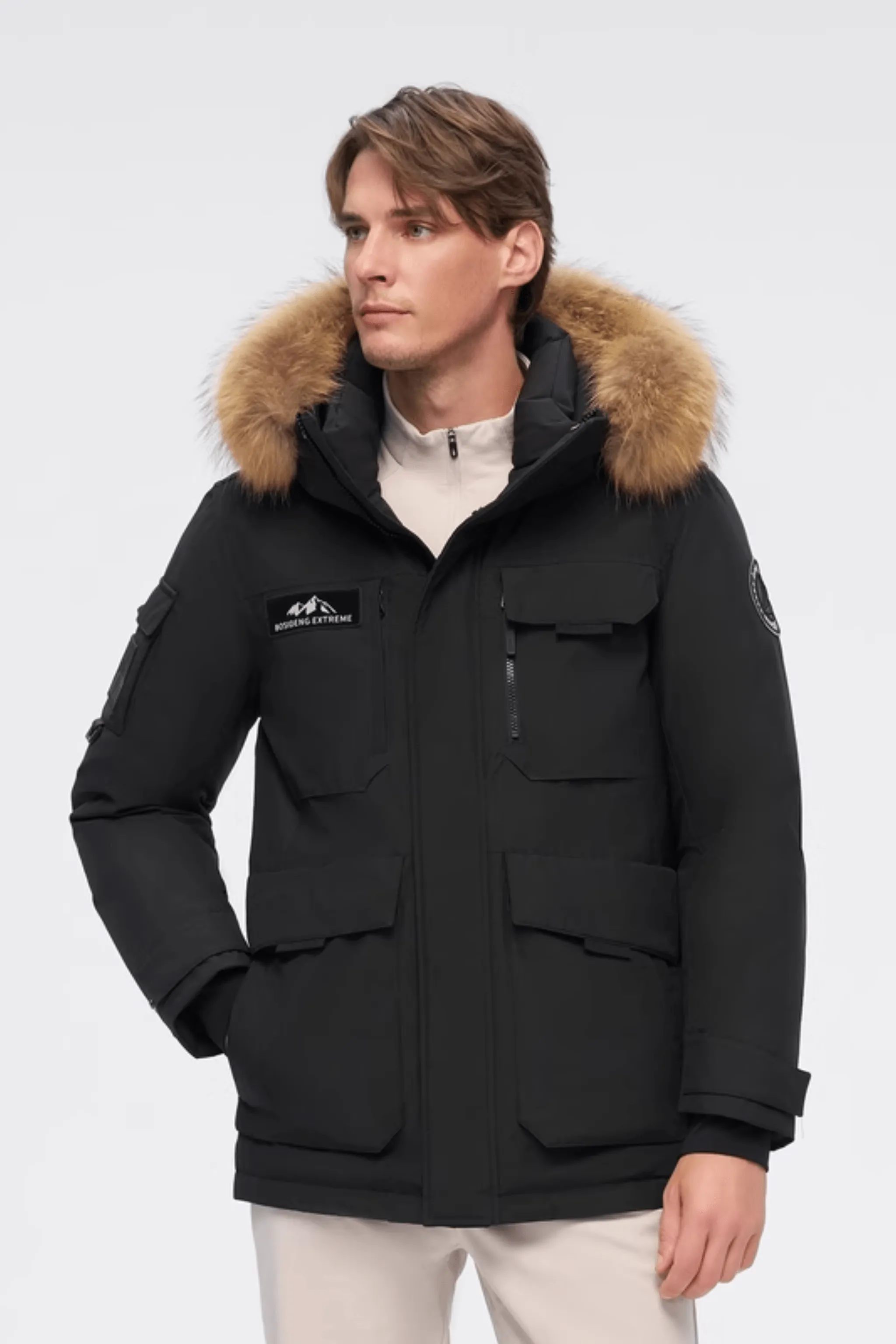 Classic Extreme Goose Down Fur Hood Parka 2317