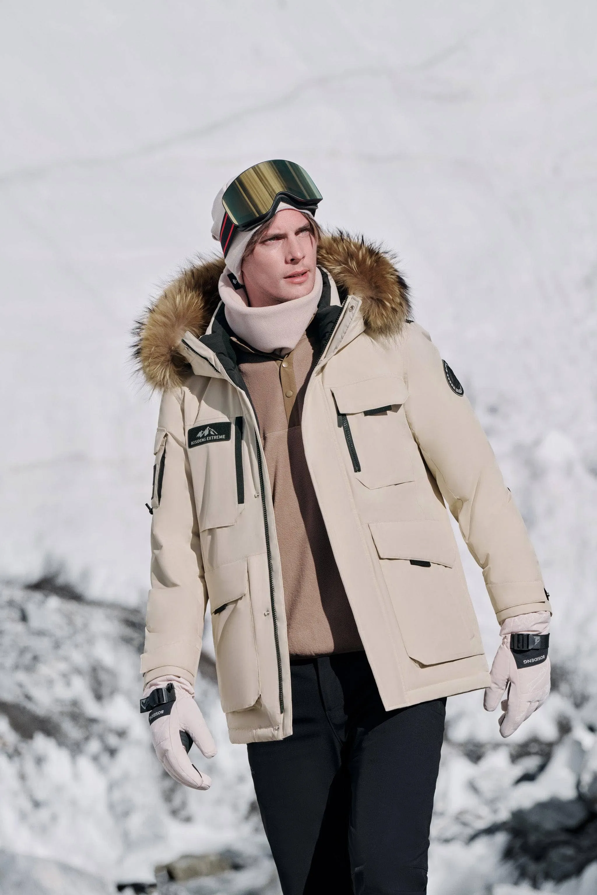 Classic Extreme Goose Down Fur Hood Parka 2317
