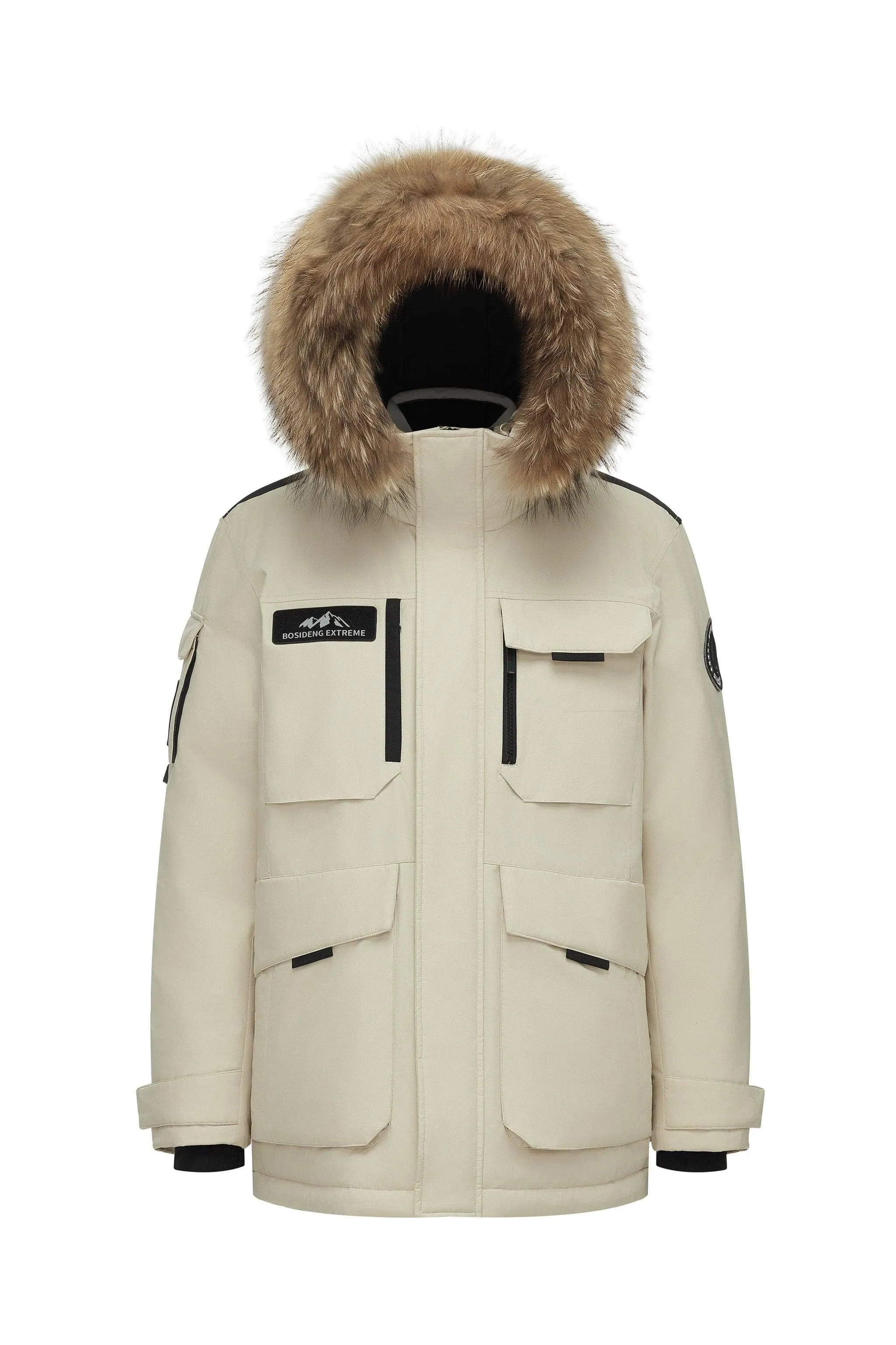 Classic Extreme Goose Down Fur Hood Parka 2317