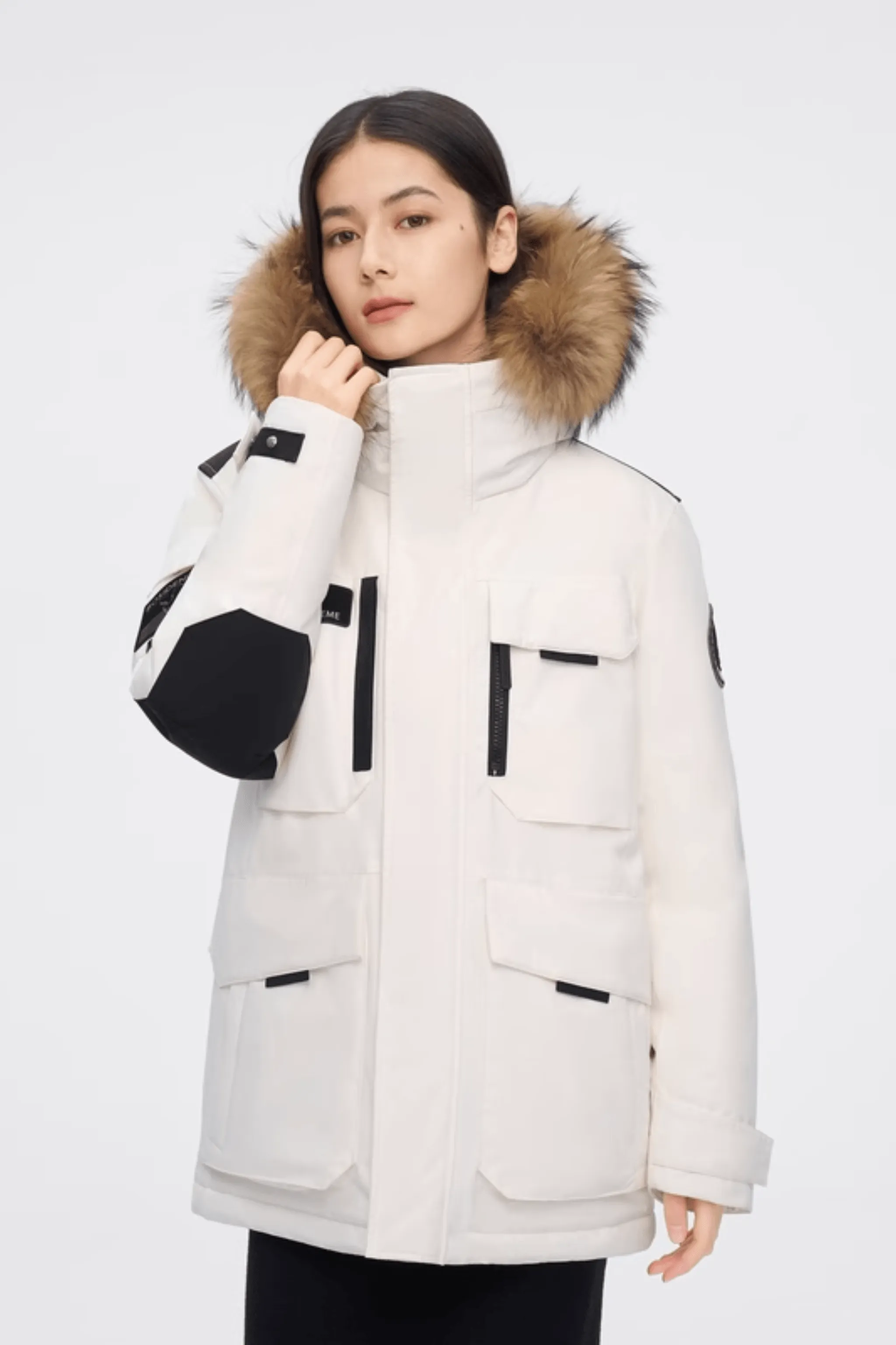 Classic Extreme Goose Down Fur Hood Parka 2317