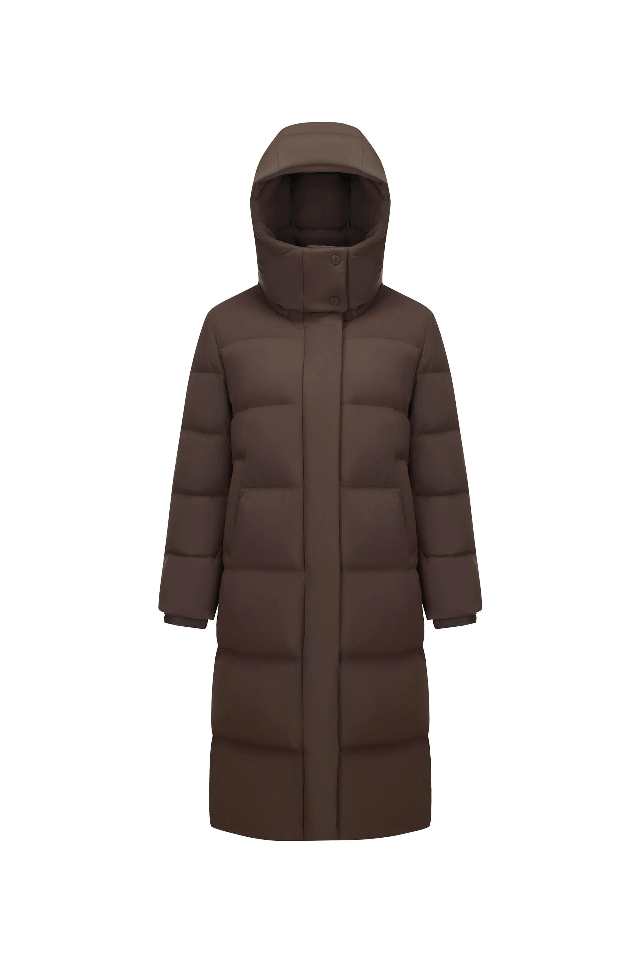 Comfy Women's Down Coat With Detachable Hood