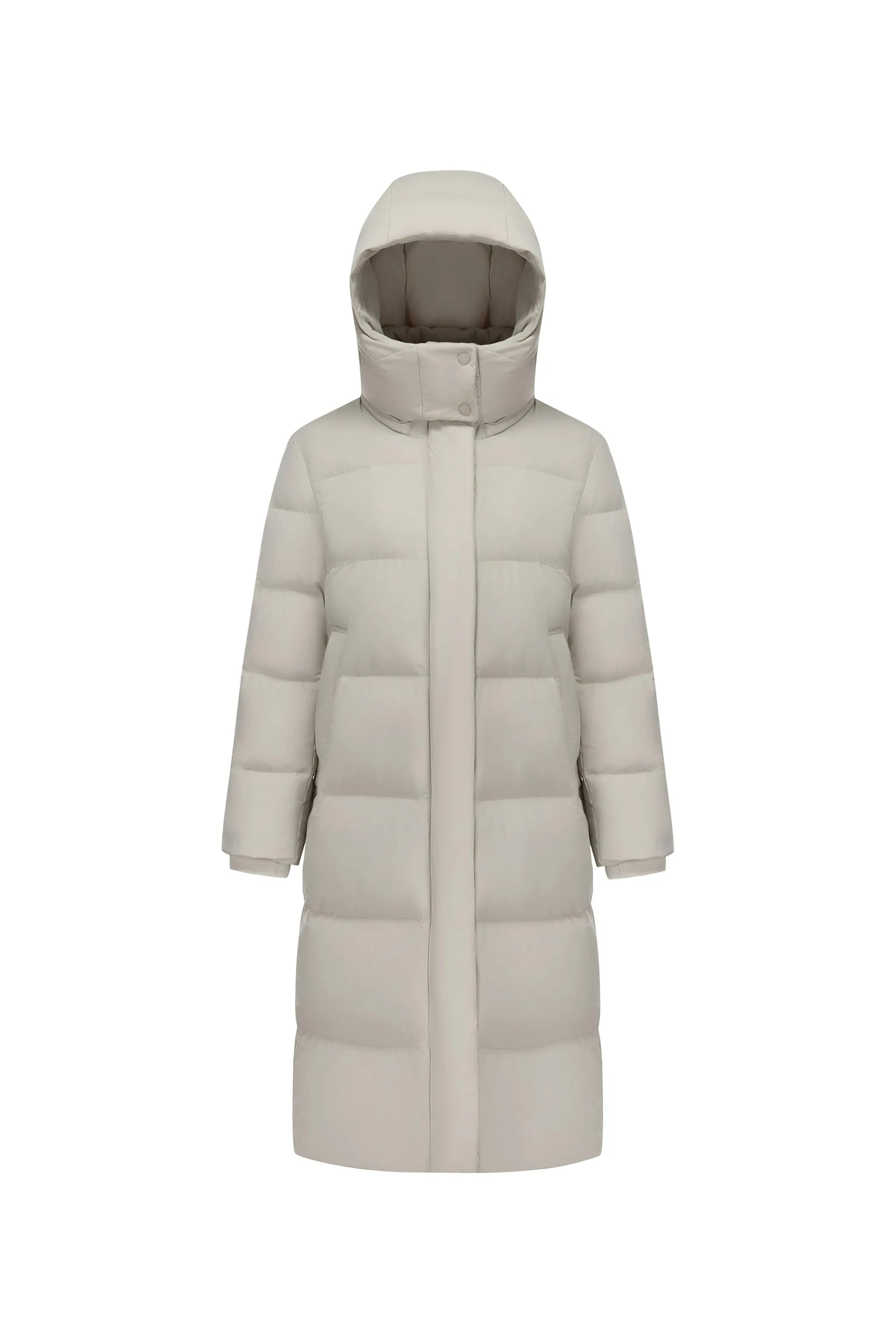 Comfy Women's Down Coat With Detachable Hood
