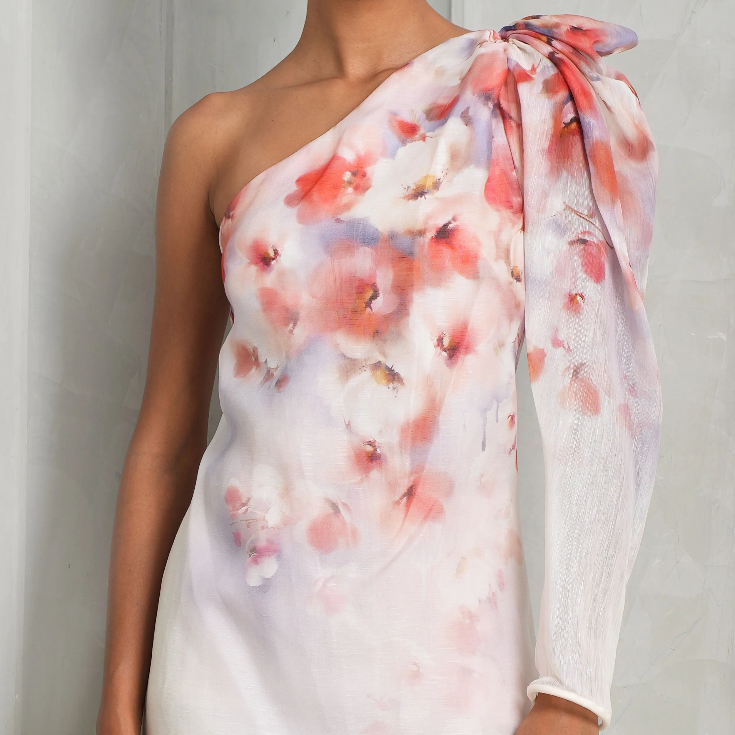 Crush Asymmetrical Mini Dress