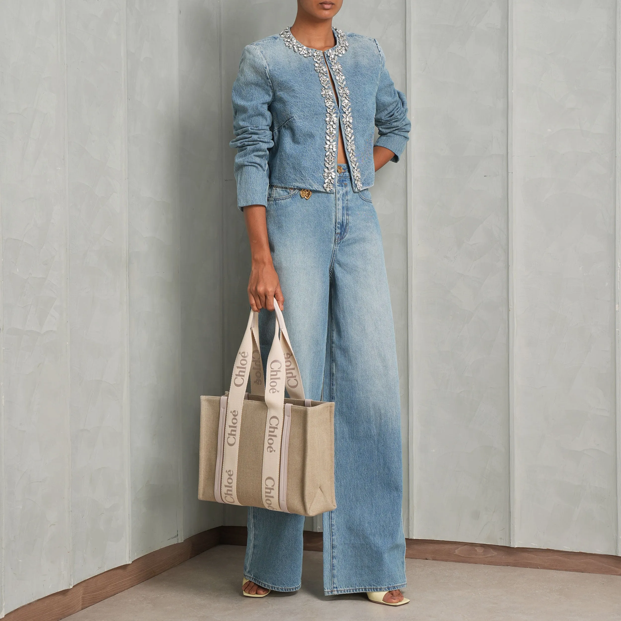 Crush Embellished Denim Jacket