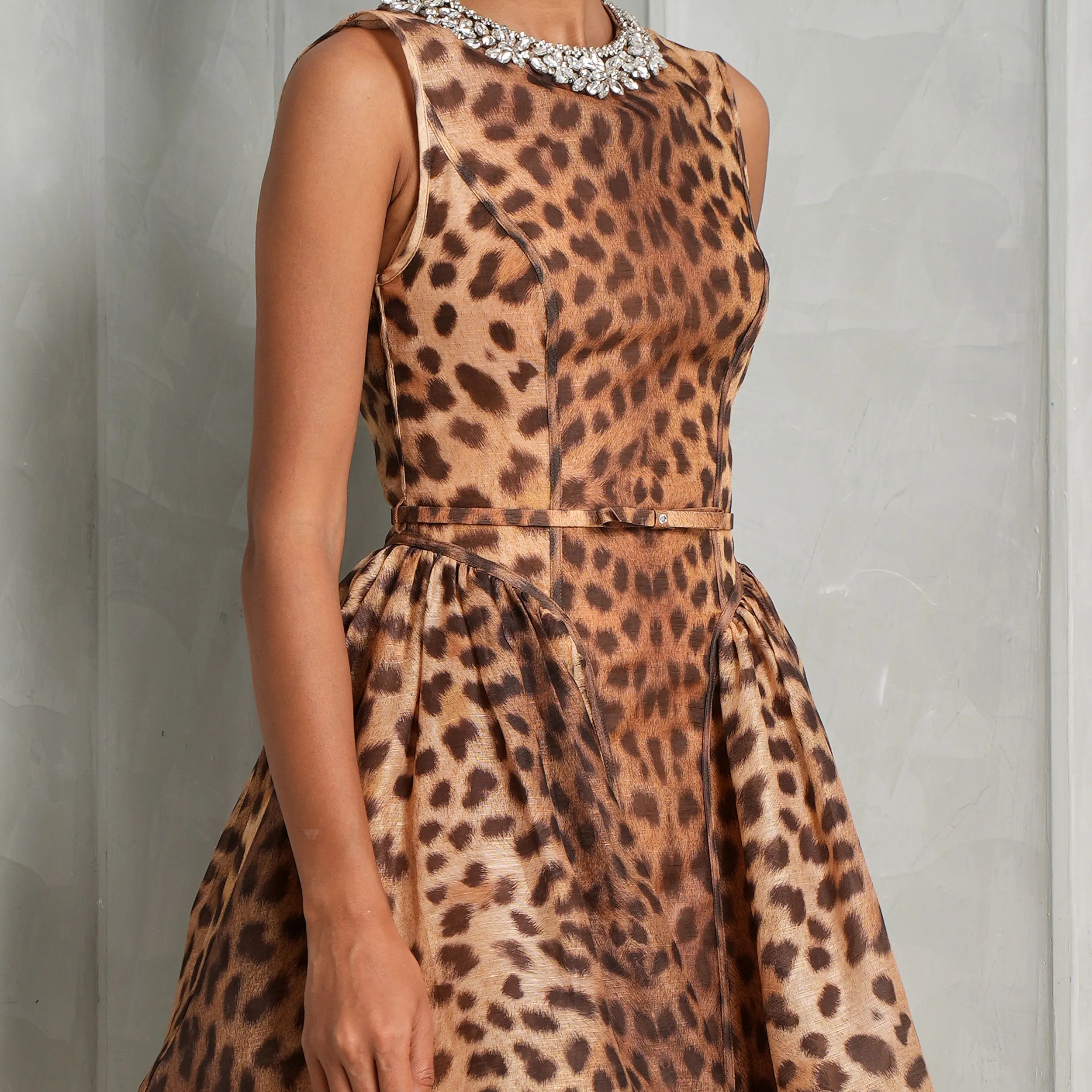Crush Panelled Mini Dress