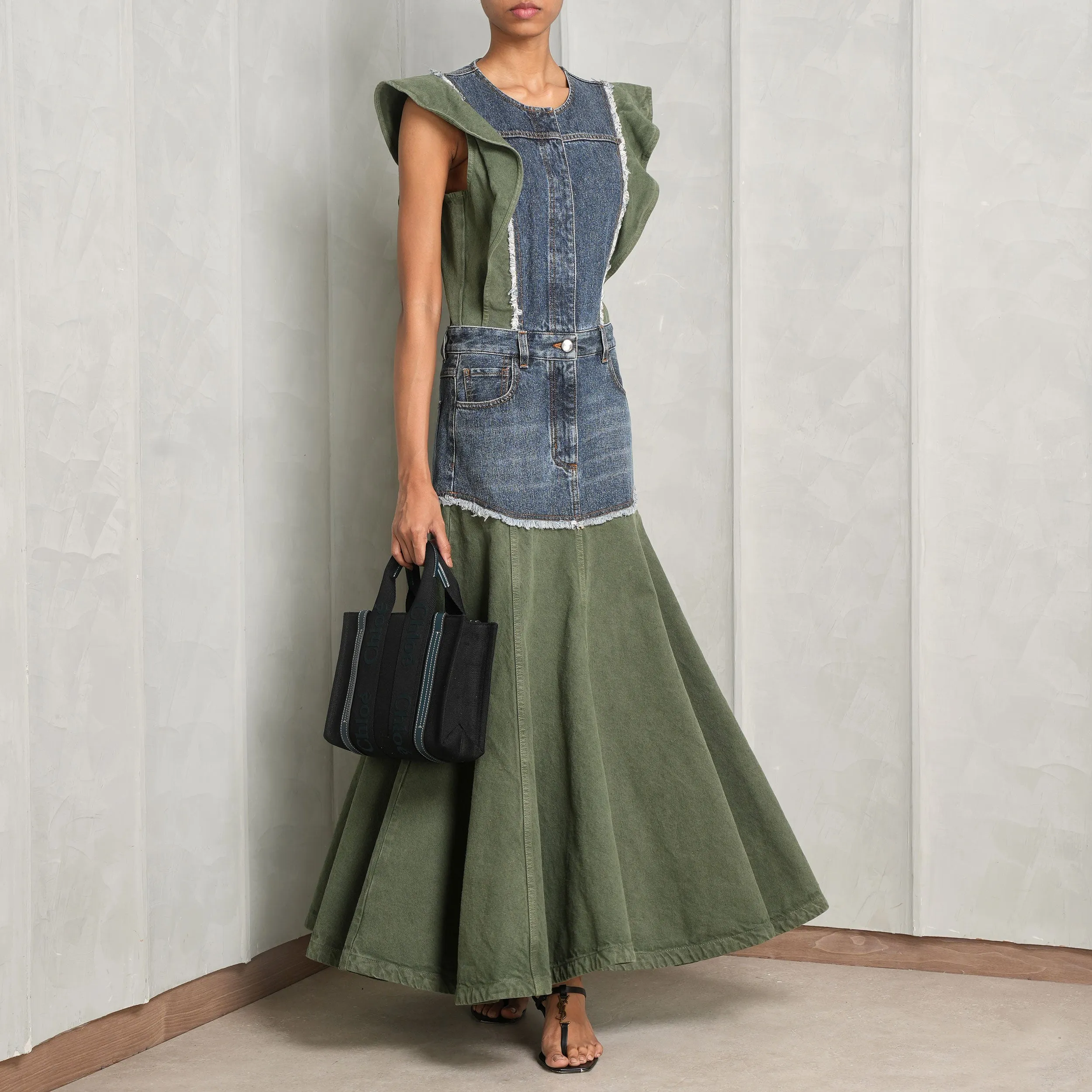 Denim Midi Dress