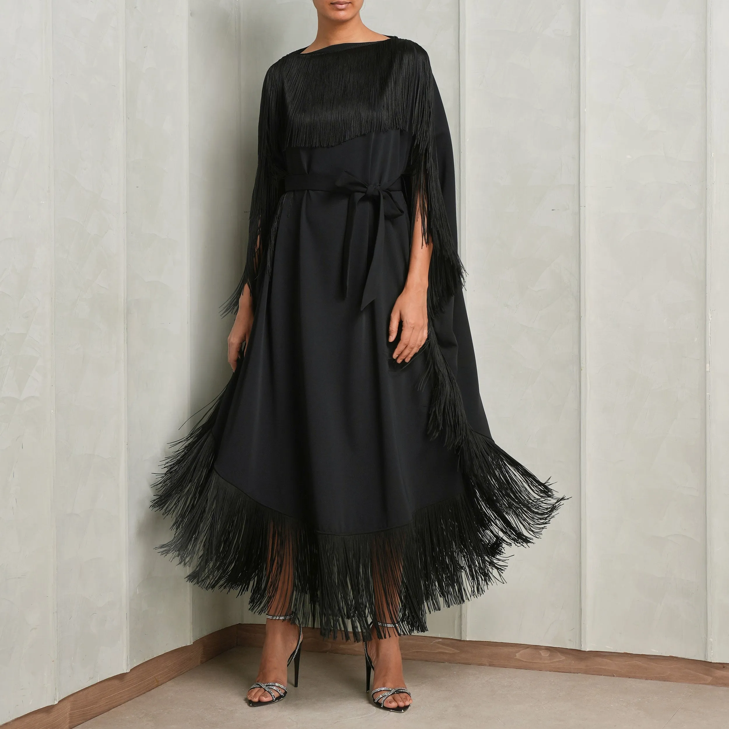Fringe Midi Dress