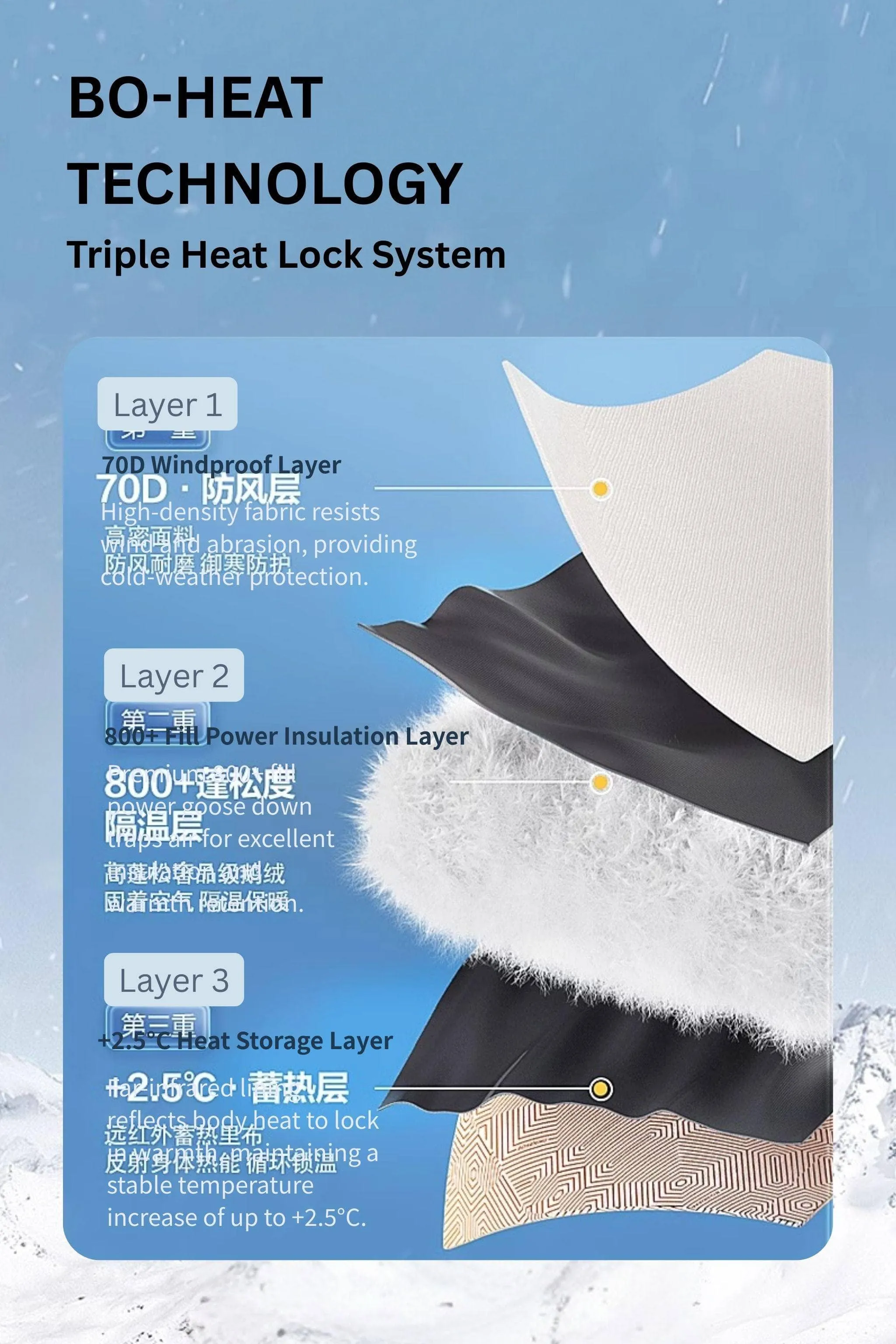 Full Length Hooded Goose Down Jacket
