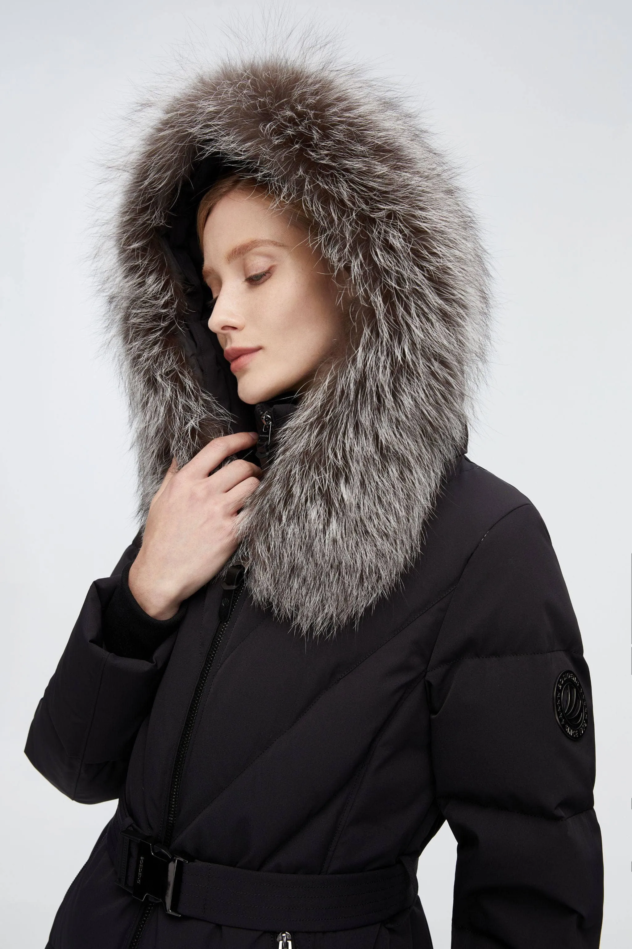 Full Length Hooded Goose Down Jacket
