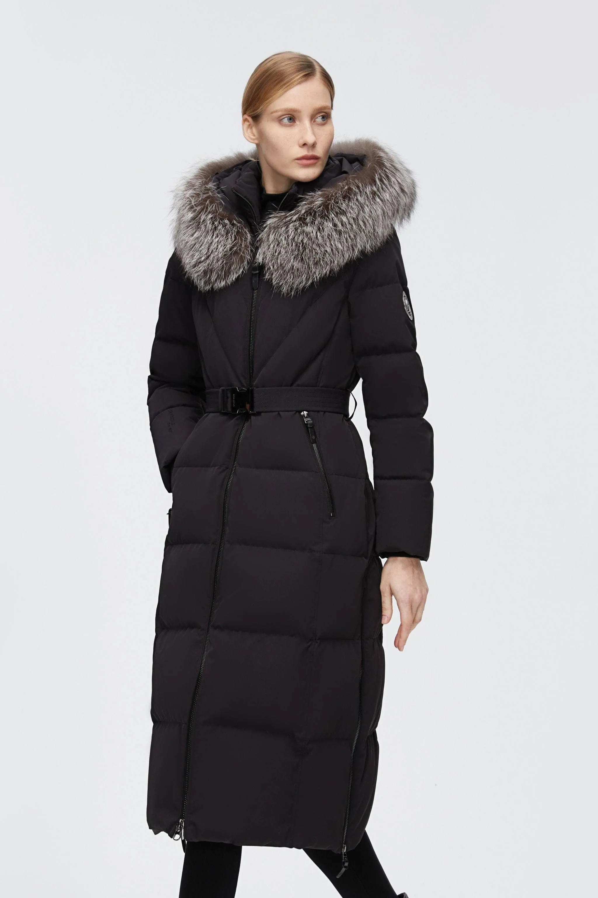 Full Length Hooded Goose Down Jacket