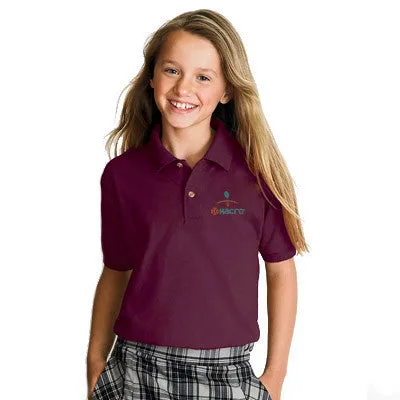 Gildan Youth Ultra Blend Jersey Polo