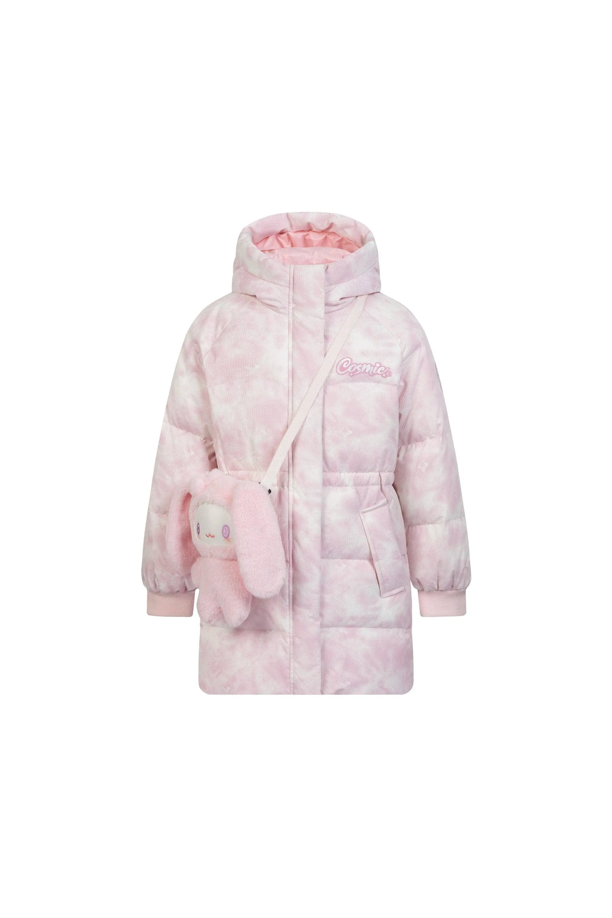Girls Floppy Bunny Down Coat
