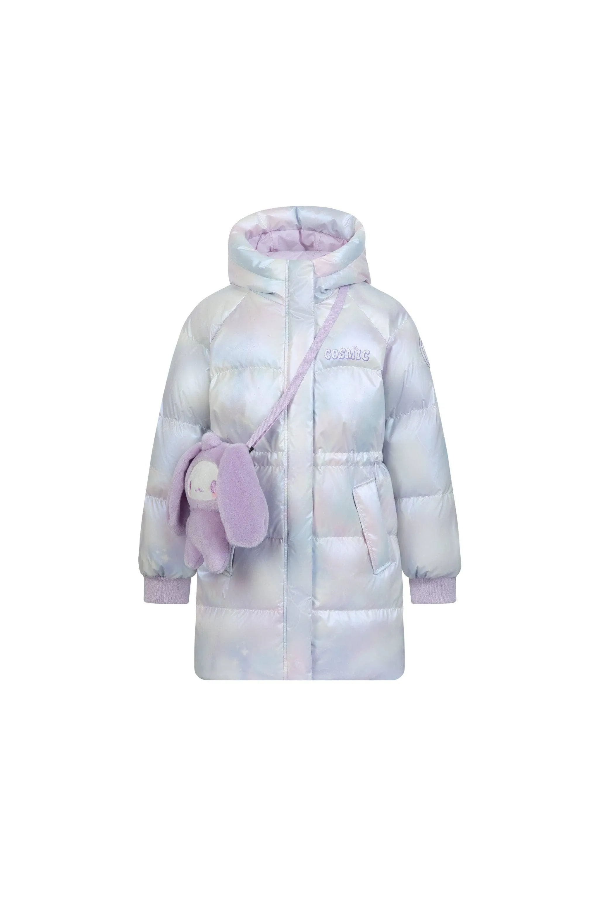 Girls Floppy Bunny Down Coat