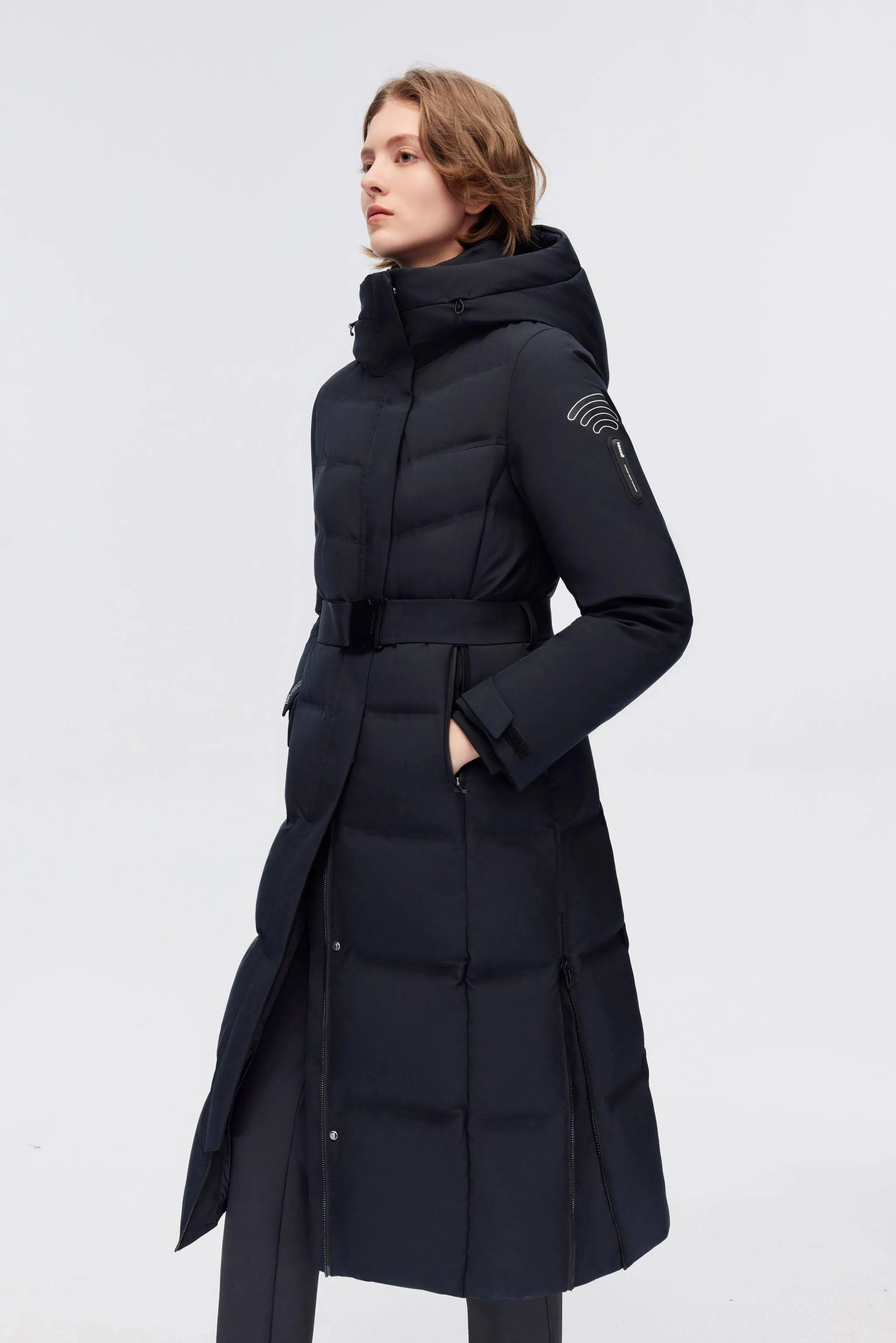 GORE-TEX?  Full Length Corset Goose Down Jacket