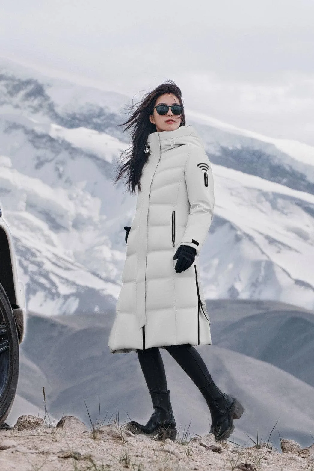 GORE-TEX?  Full Length Corset Goose Down Jacket
