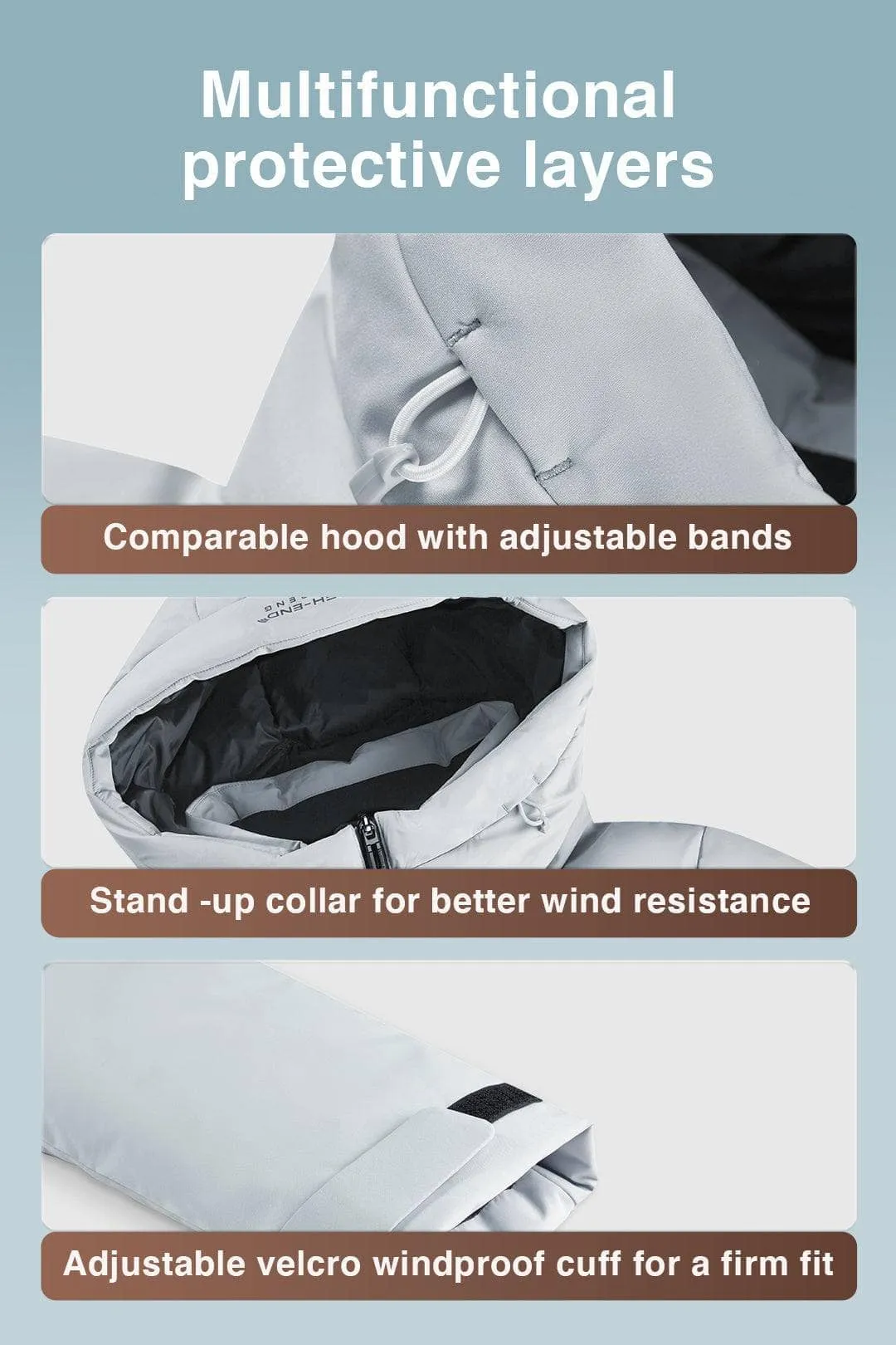 GORE-TEX?  Full Length Corset Goose Down Jacket