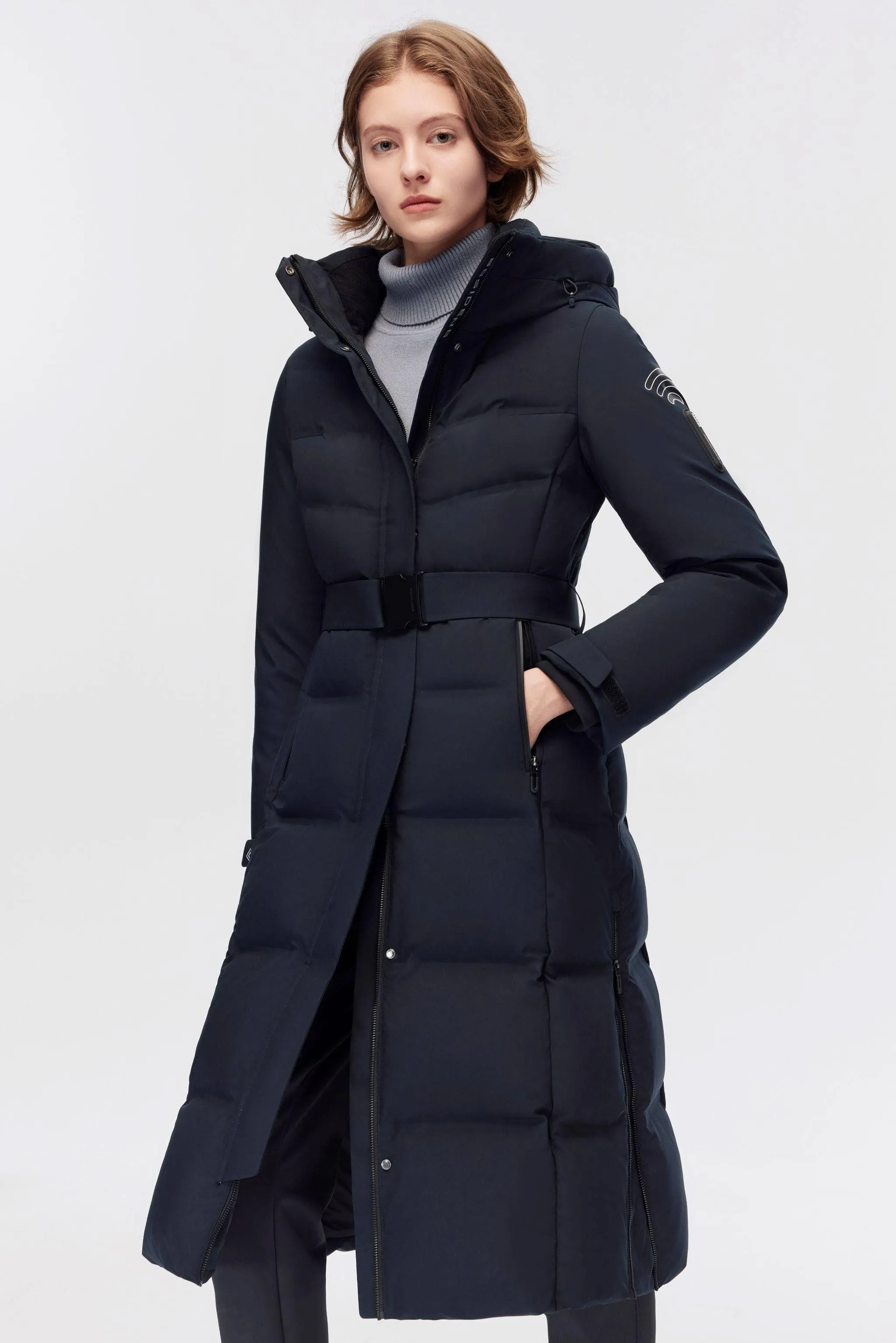 GORE-TEX?  Full Length Corset Goose Down Jacket