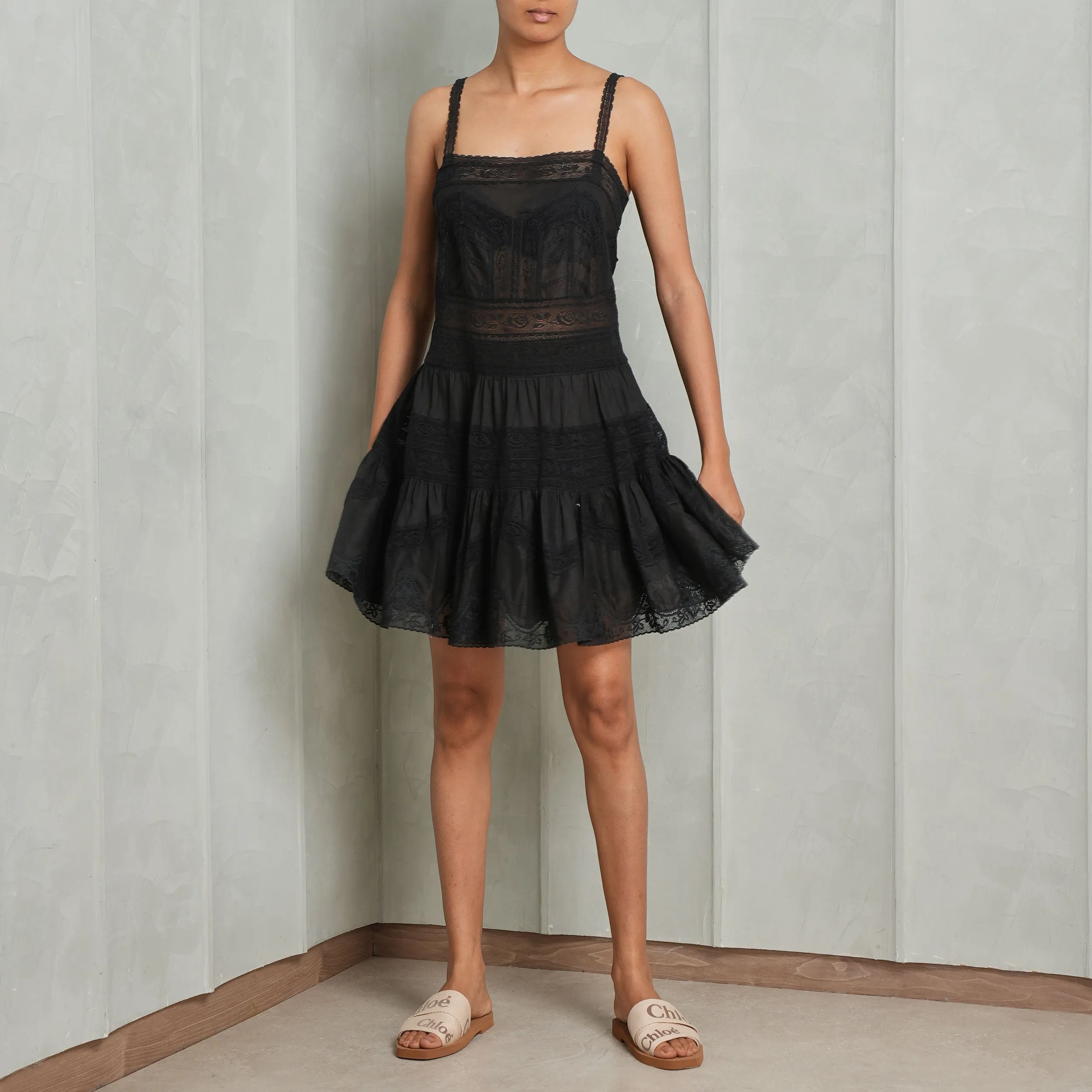 Halliday Lace Trim Dress