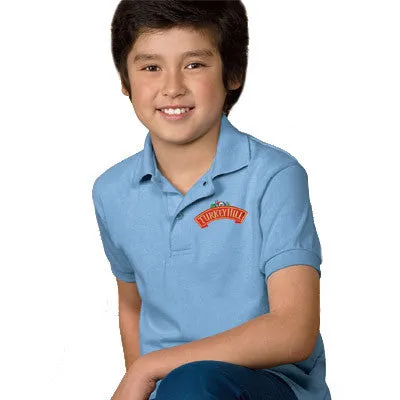 Hanes Youth 50/50 EcoSmart Jersey Knit Polo