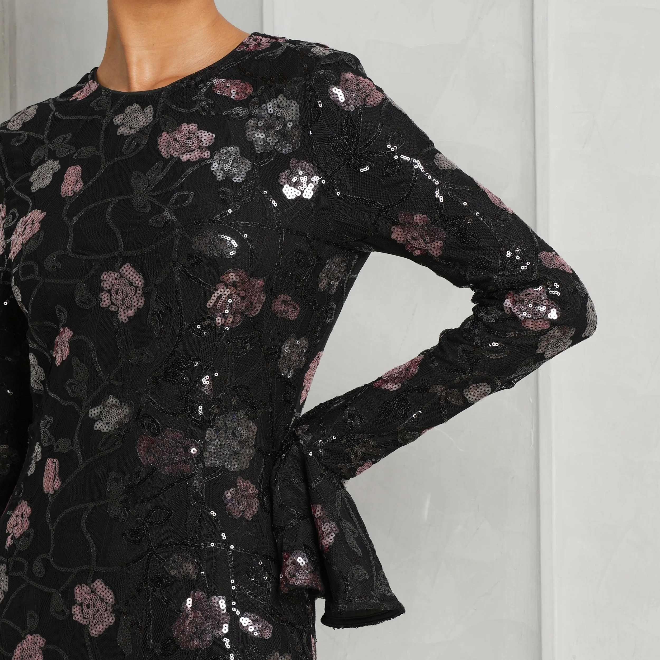 Lace Fitted Midi Dress