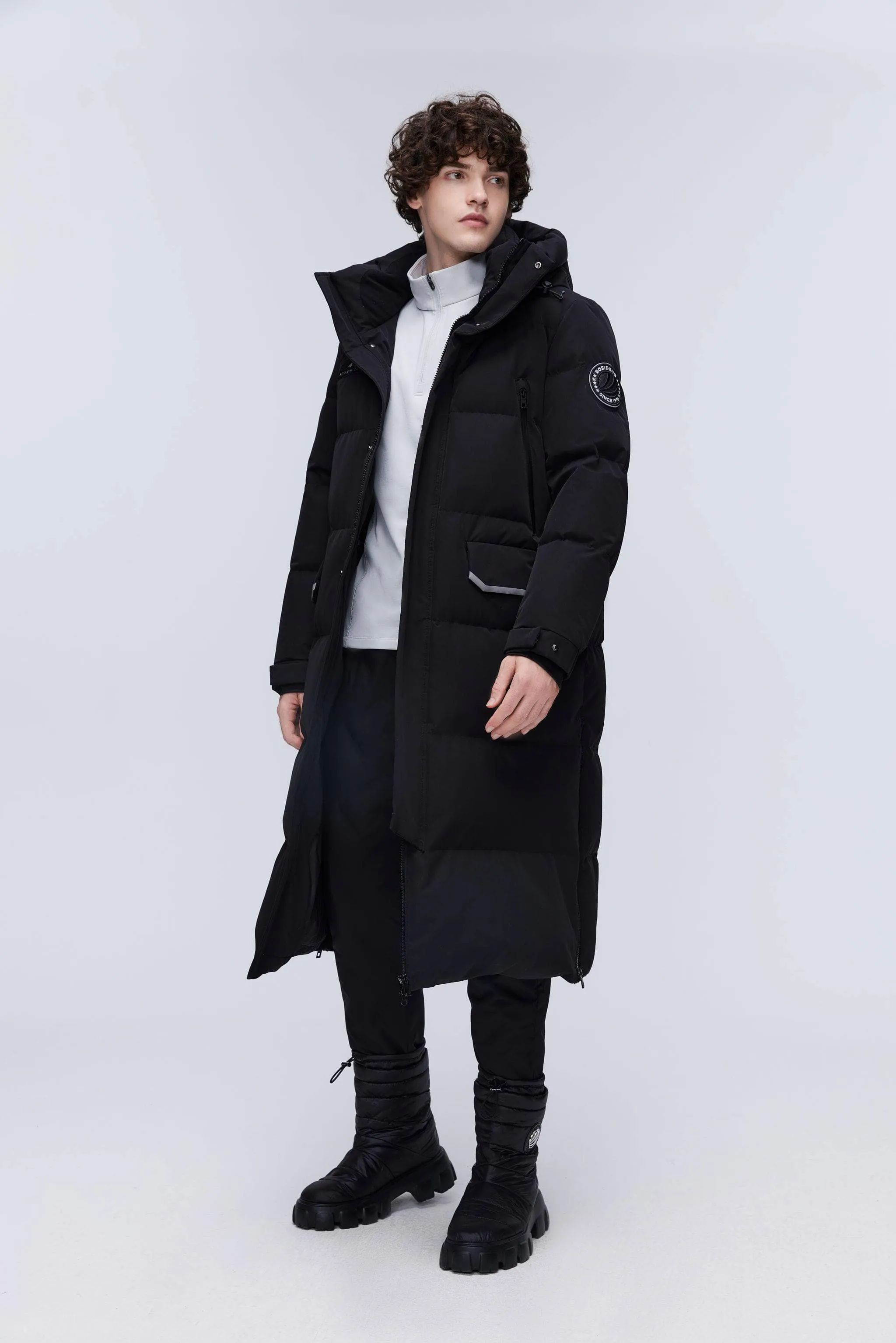 Light Extreme Neutral Long Parka