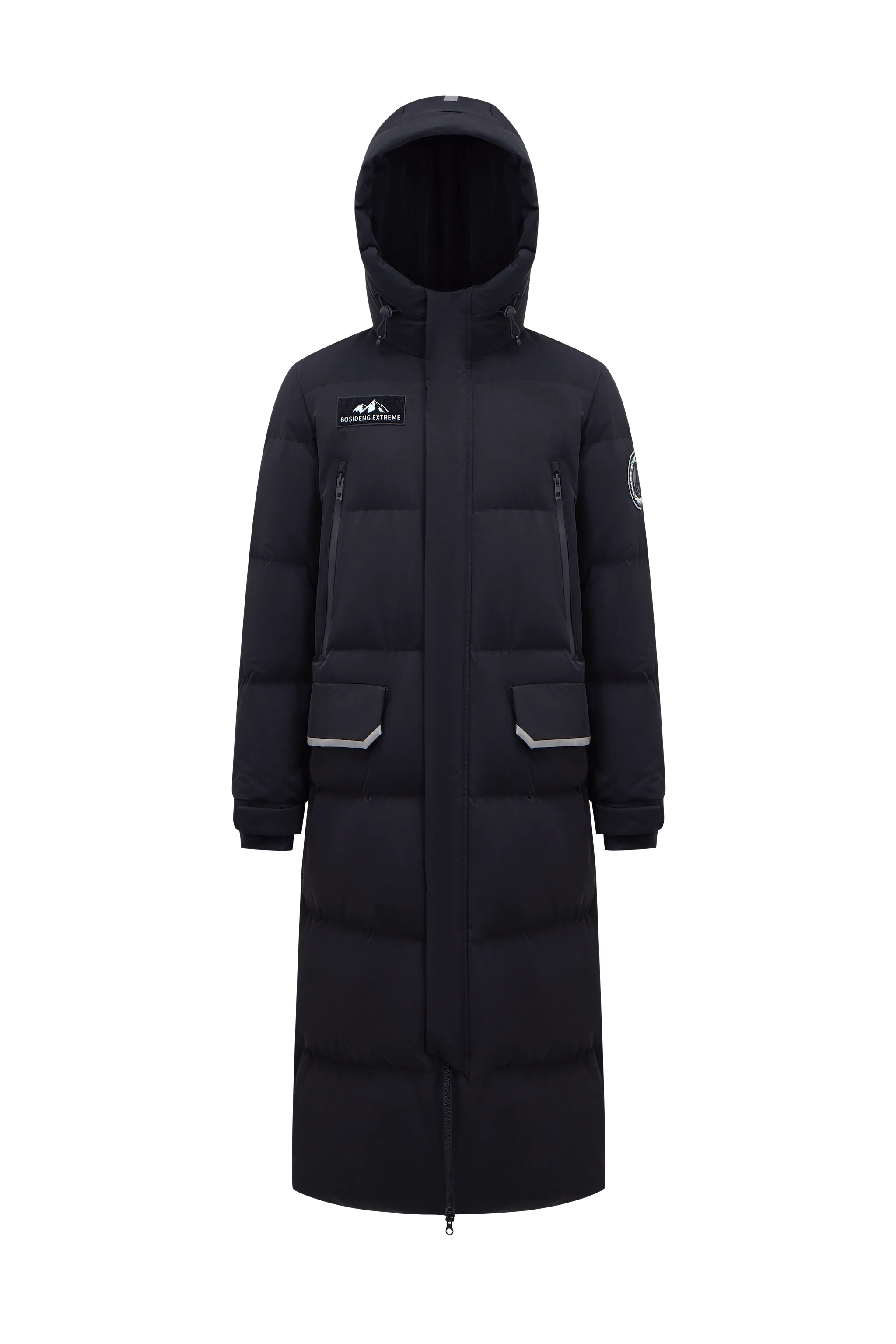 Light Extreme Neutral Long Parka