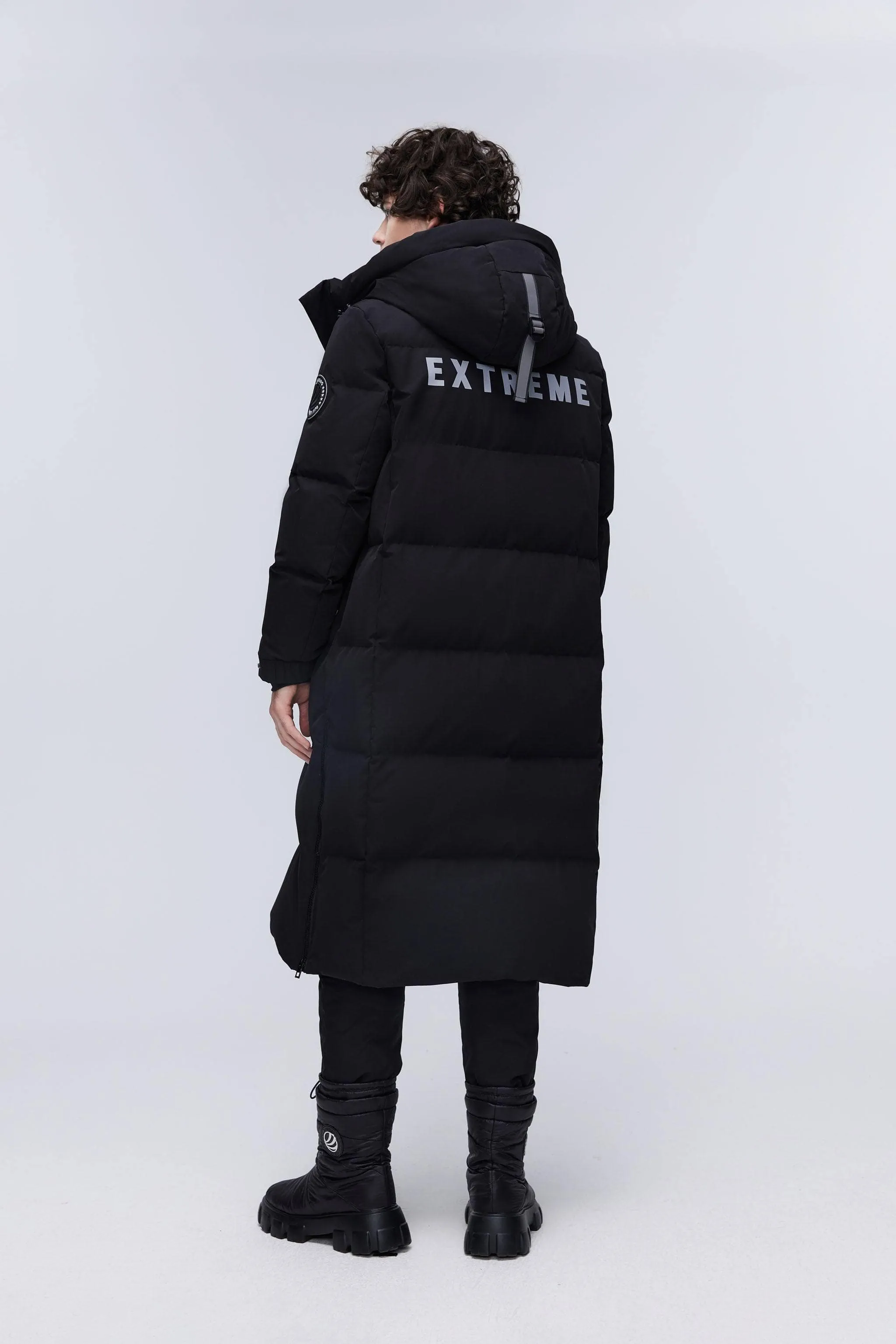 Light Extreme Neutral Long Parka
