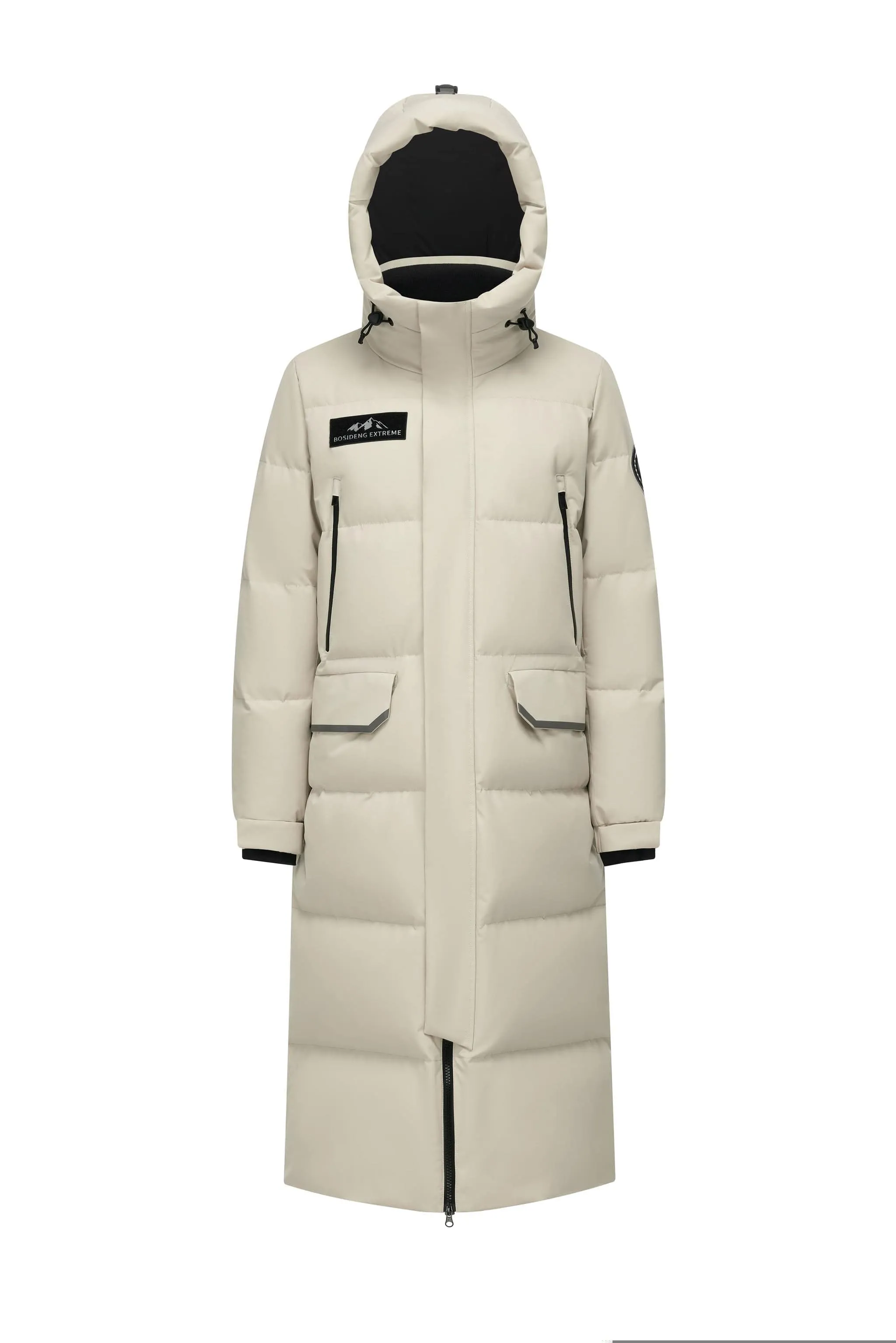Light Extreme Neutral Long Parka