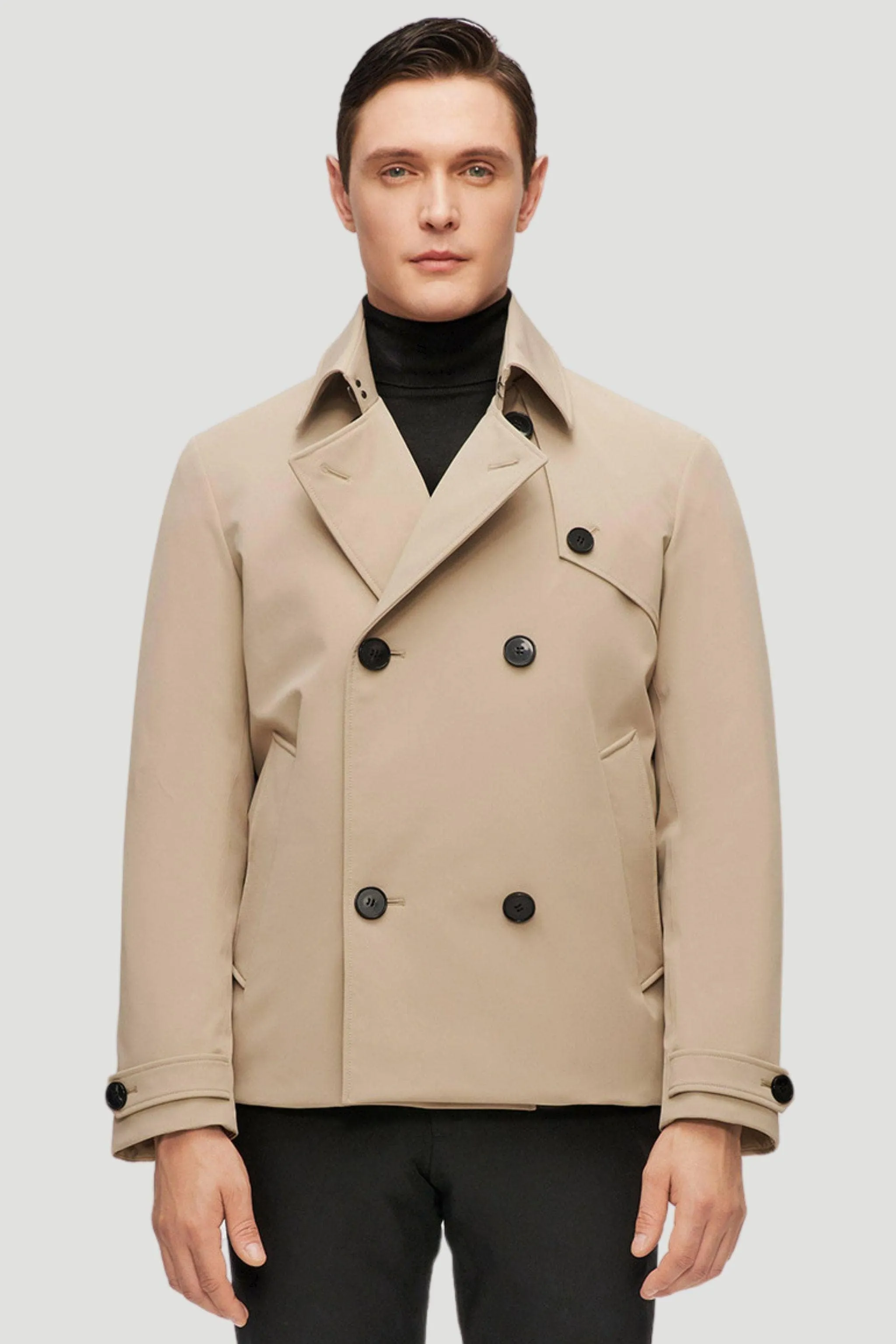 Men??s Double Breasted Trench