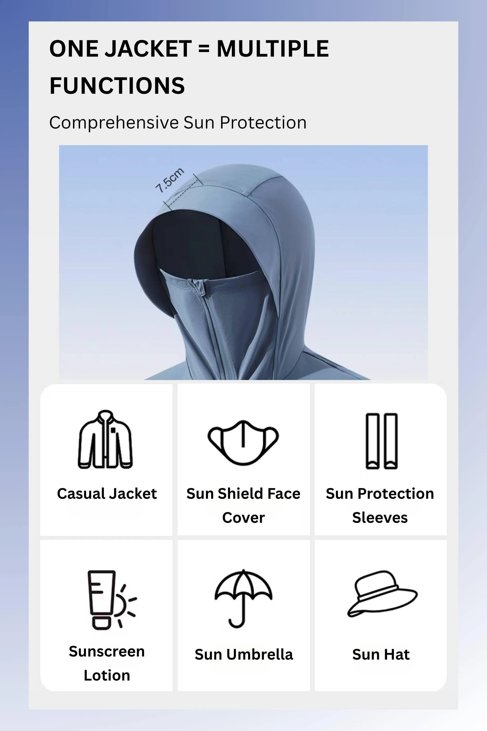 Men's UPF Protection Jacket 5113