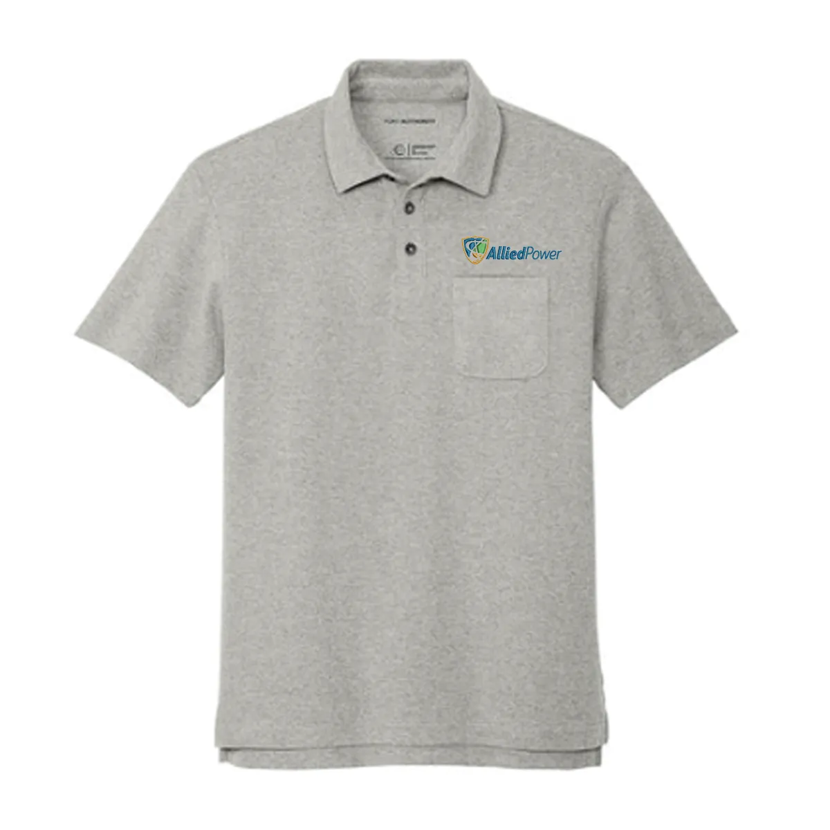 #Port Authority C-FREE Cotton Blend Pique Pocket Polo