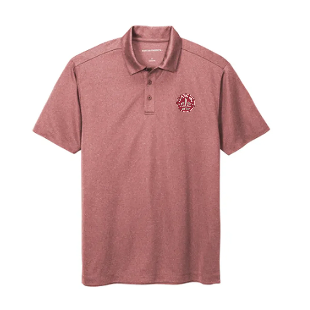 #Port Authority Heathered Silk Touch Performance Polo