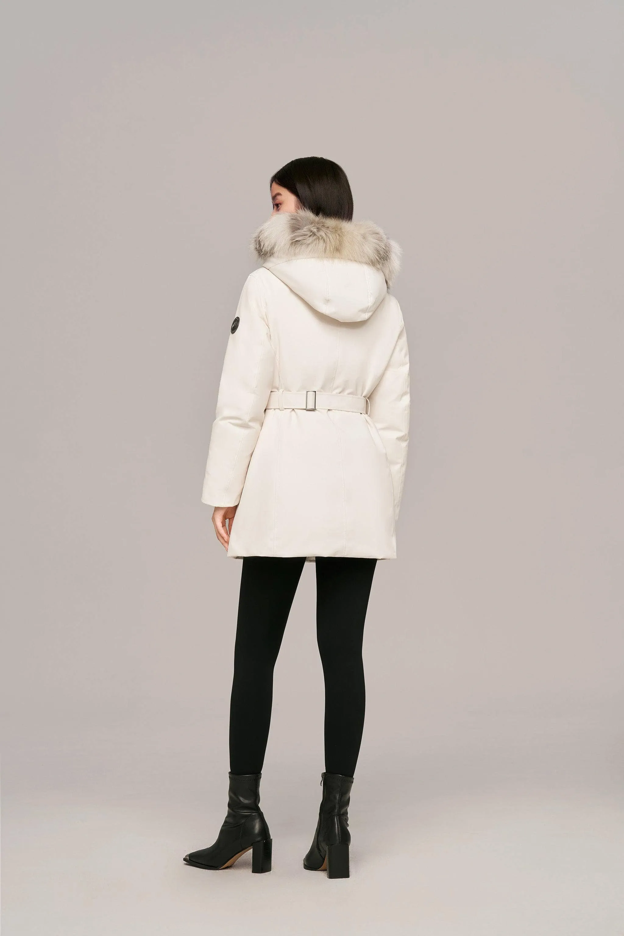 Premium Business Women??s Mid-length Goose Down Coat
