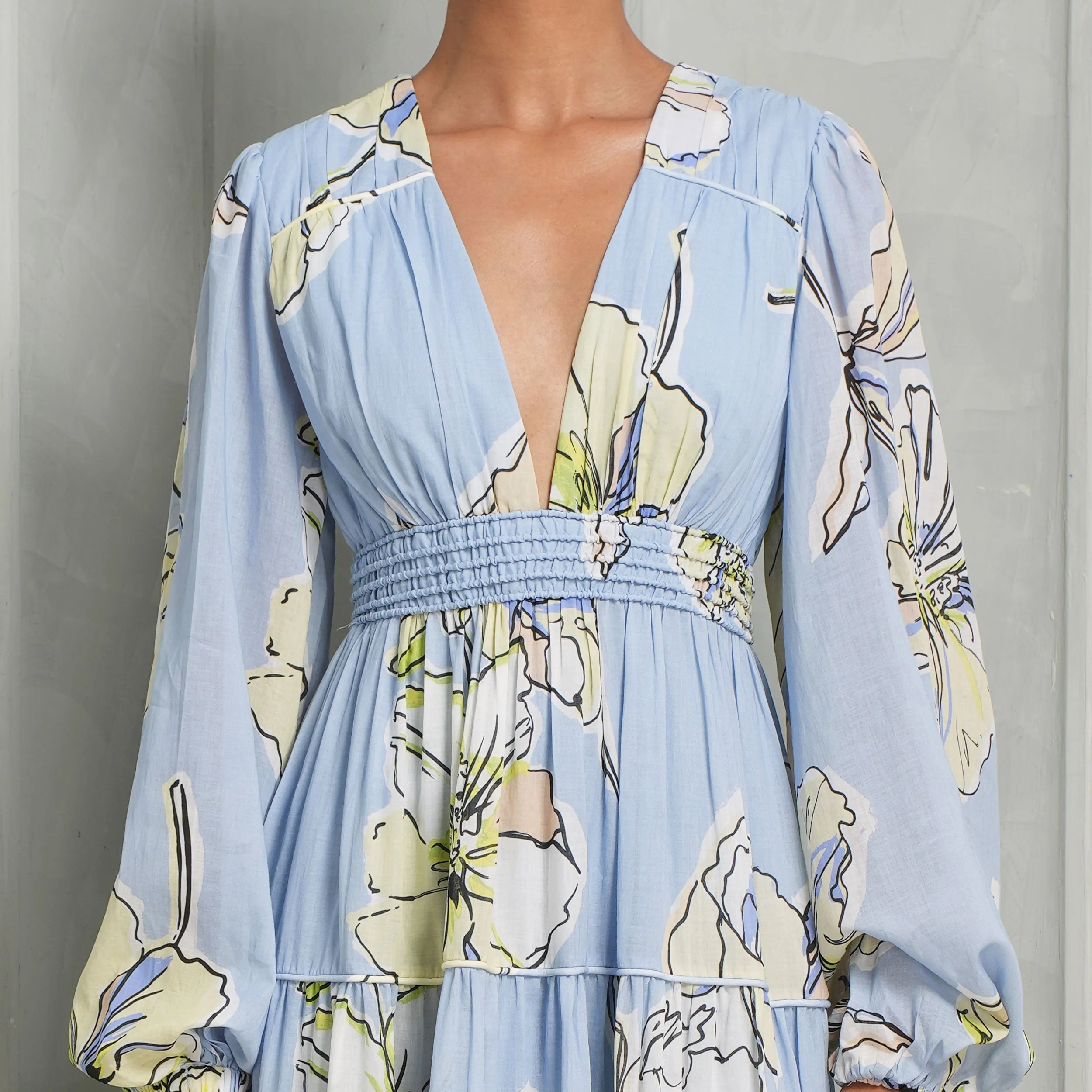 Romantica Voile Maxi Dress