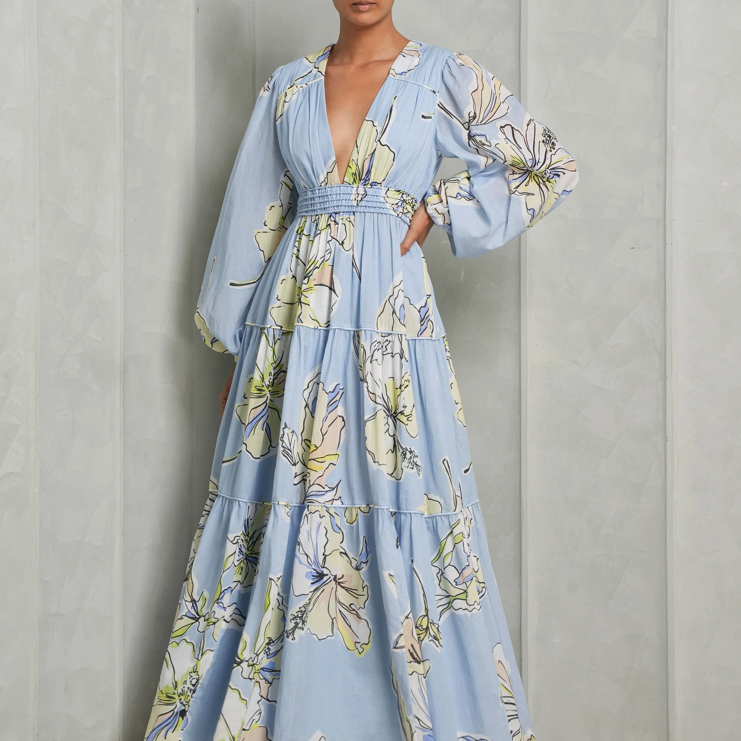 Romantica Voile Maxi Dress