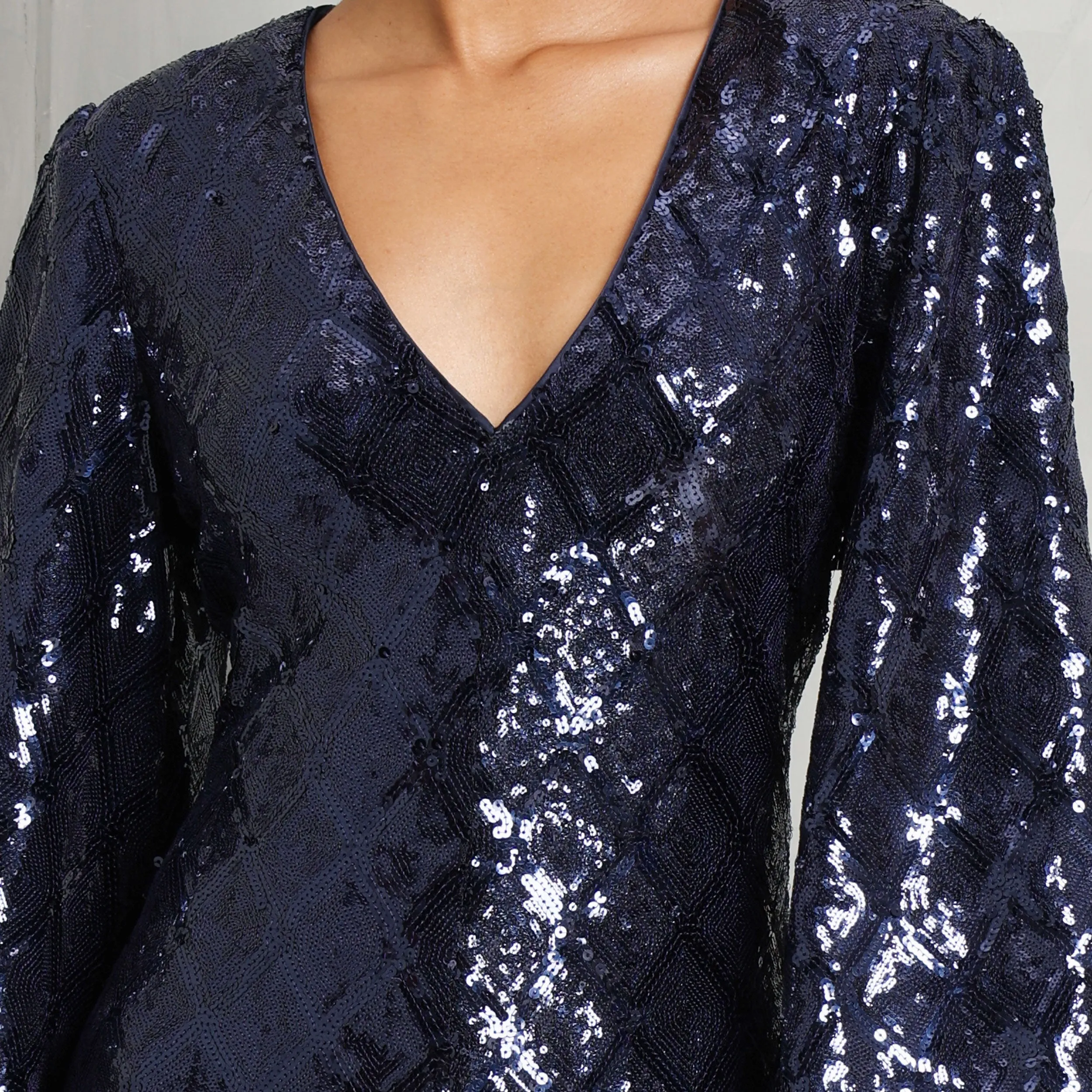 Sequins Mini Flowy Dress