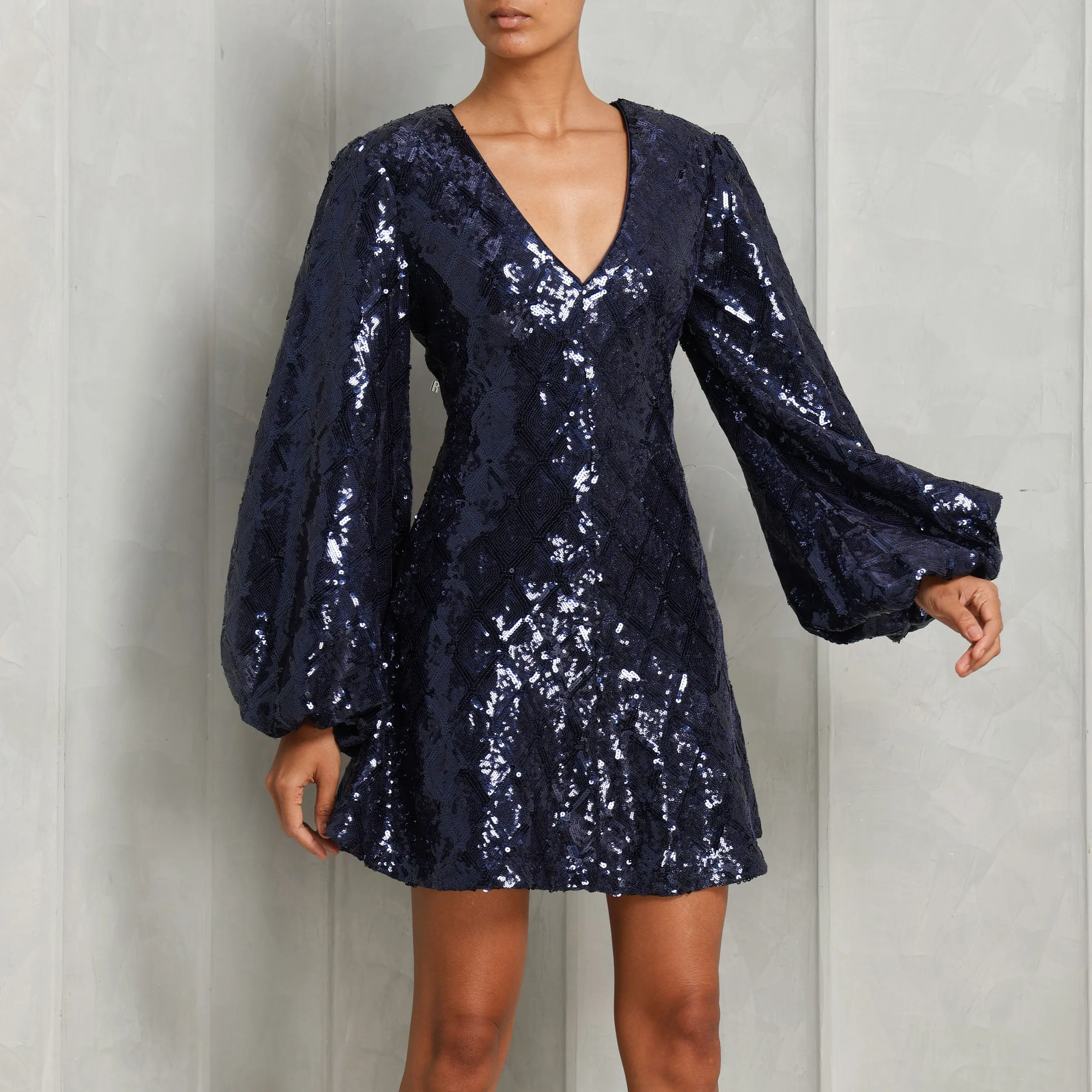 Sequins Mini Flowy Dress