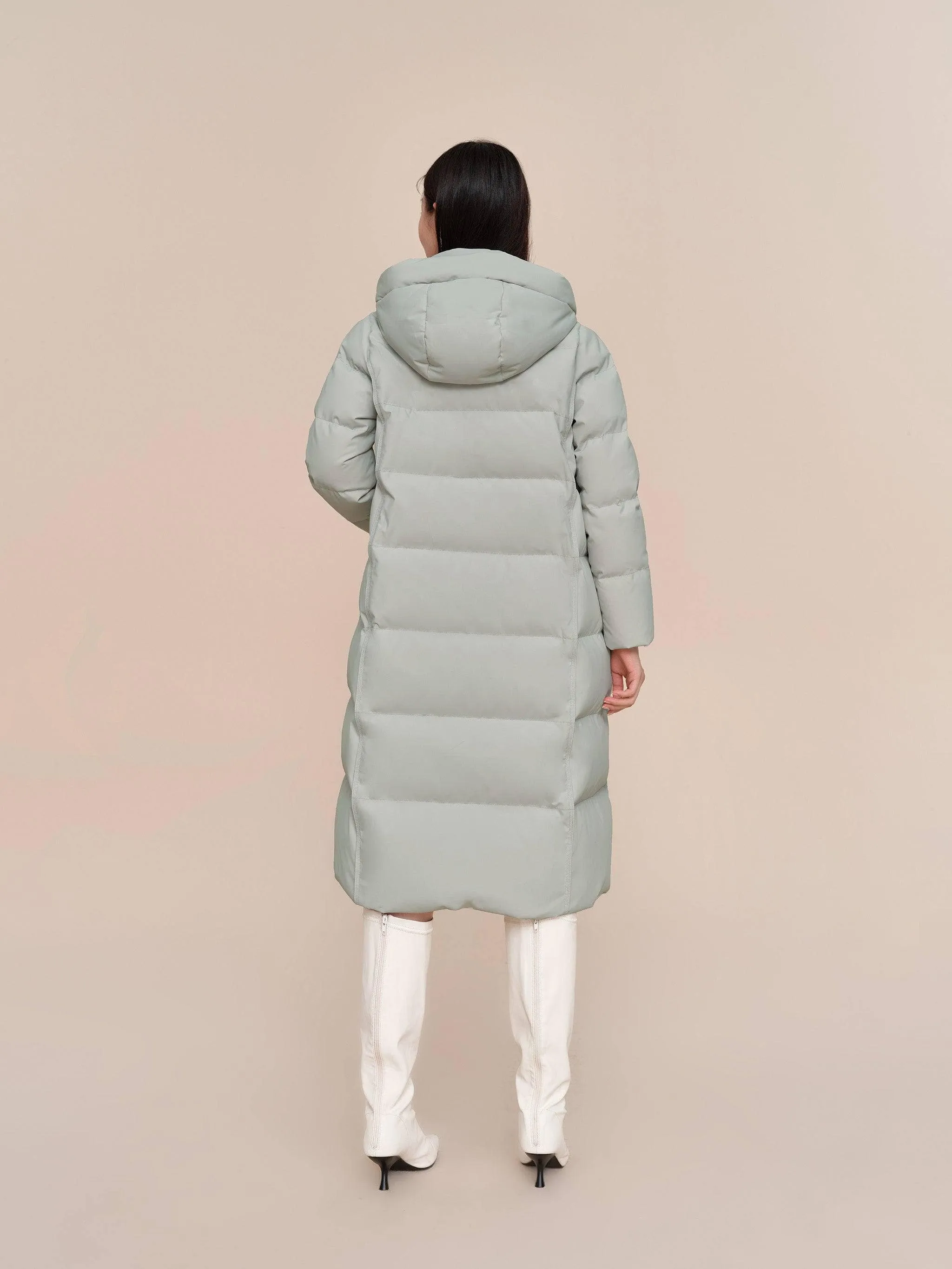Women's full length down coat 5176