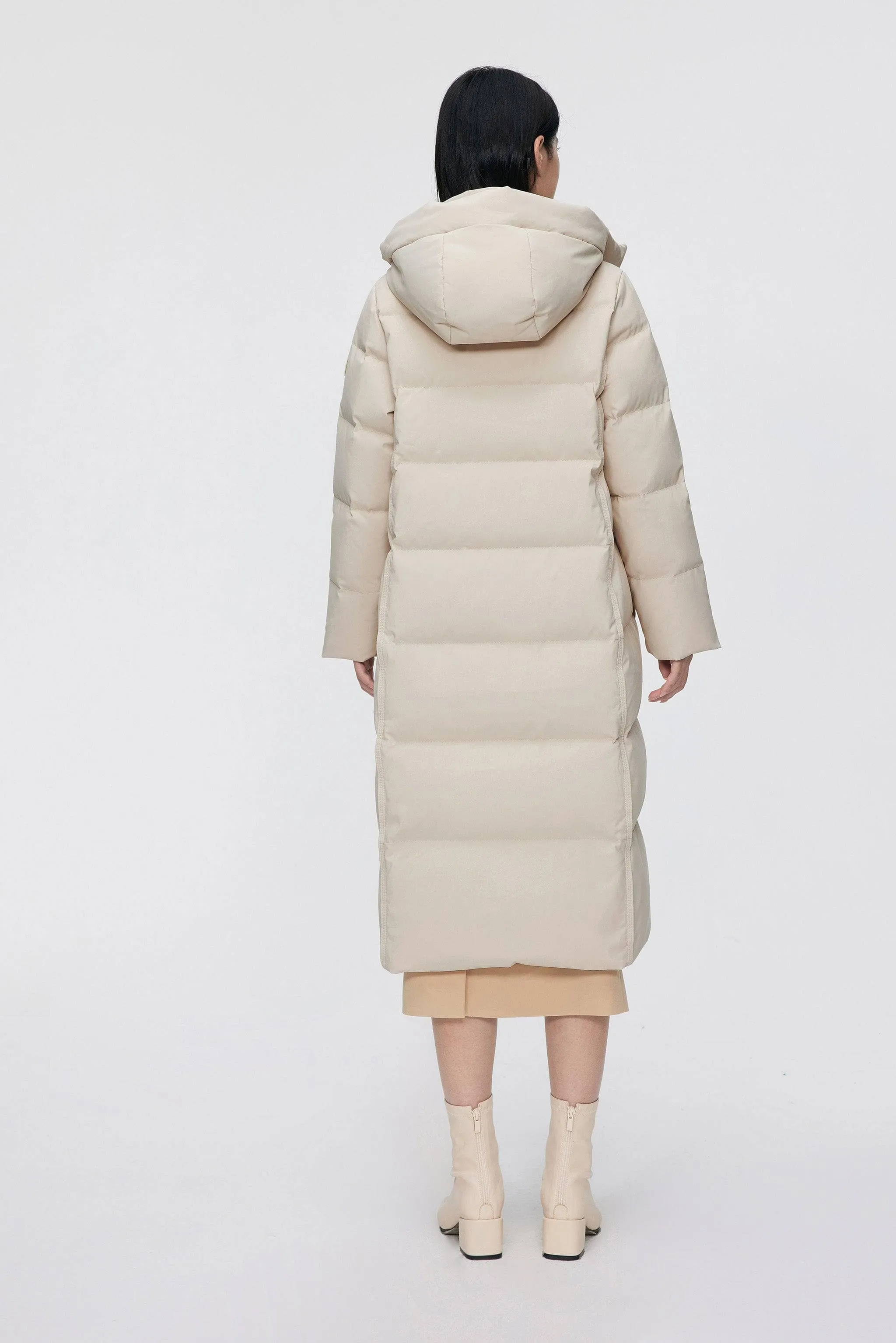 Women's full length down coat 5176