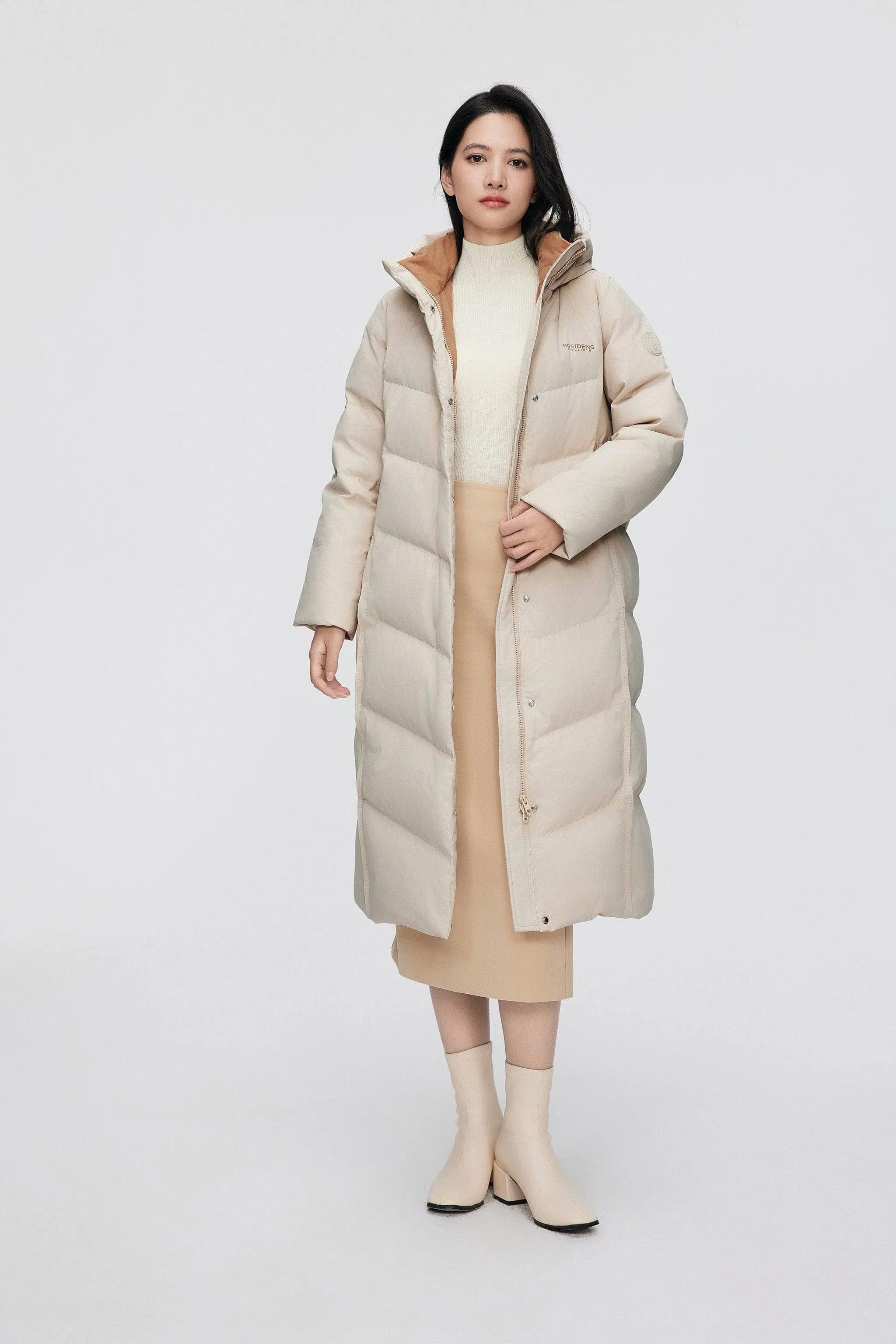 Women's full length down coat 5176