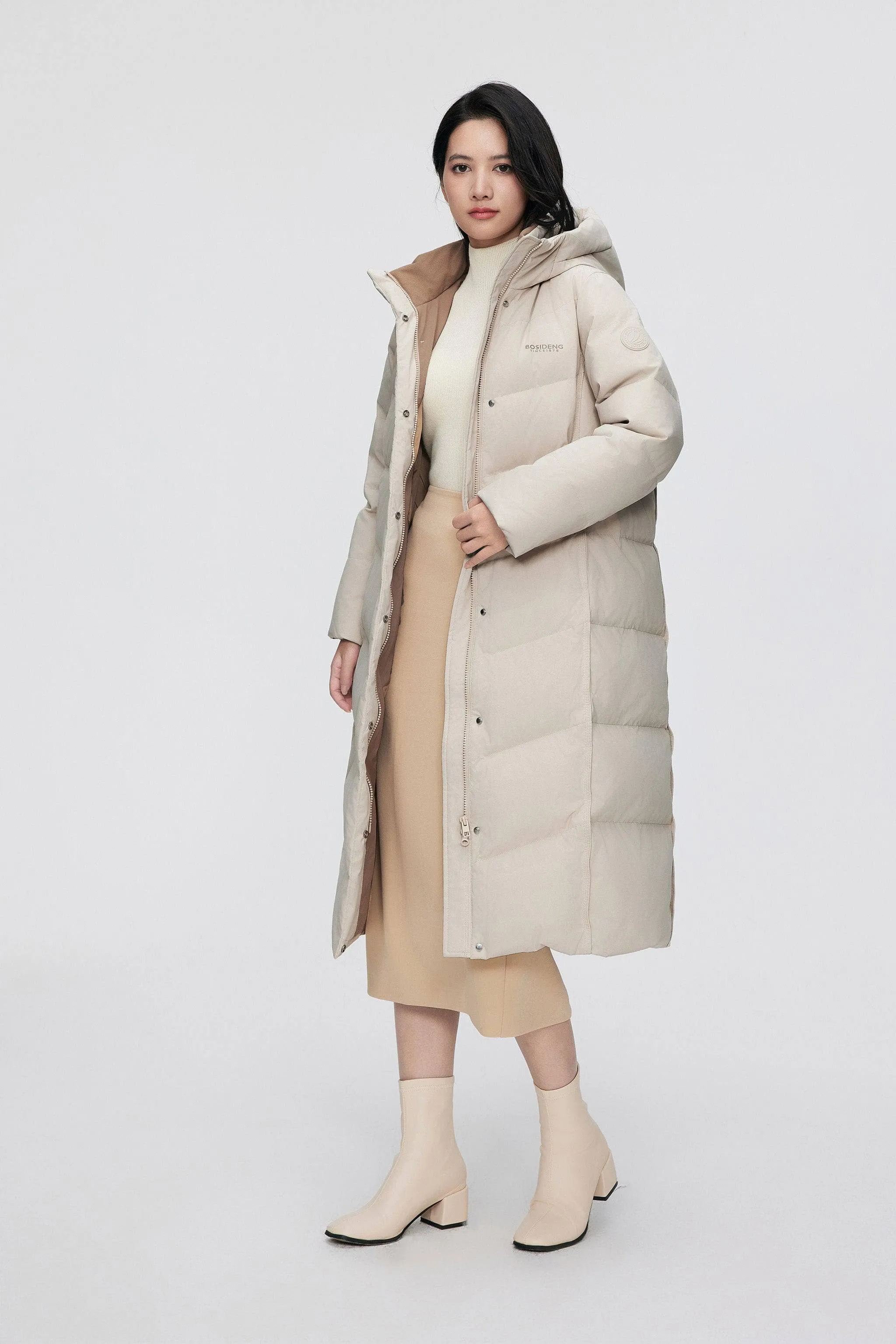 Women's full length down coat 5176