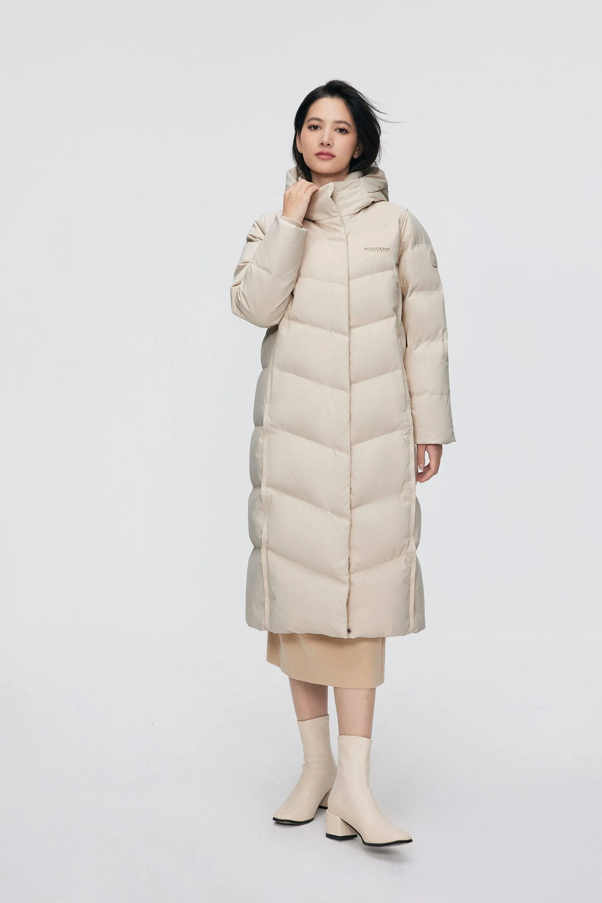 Women's full length down coat 5176