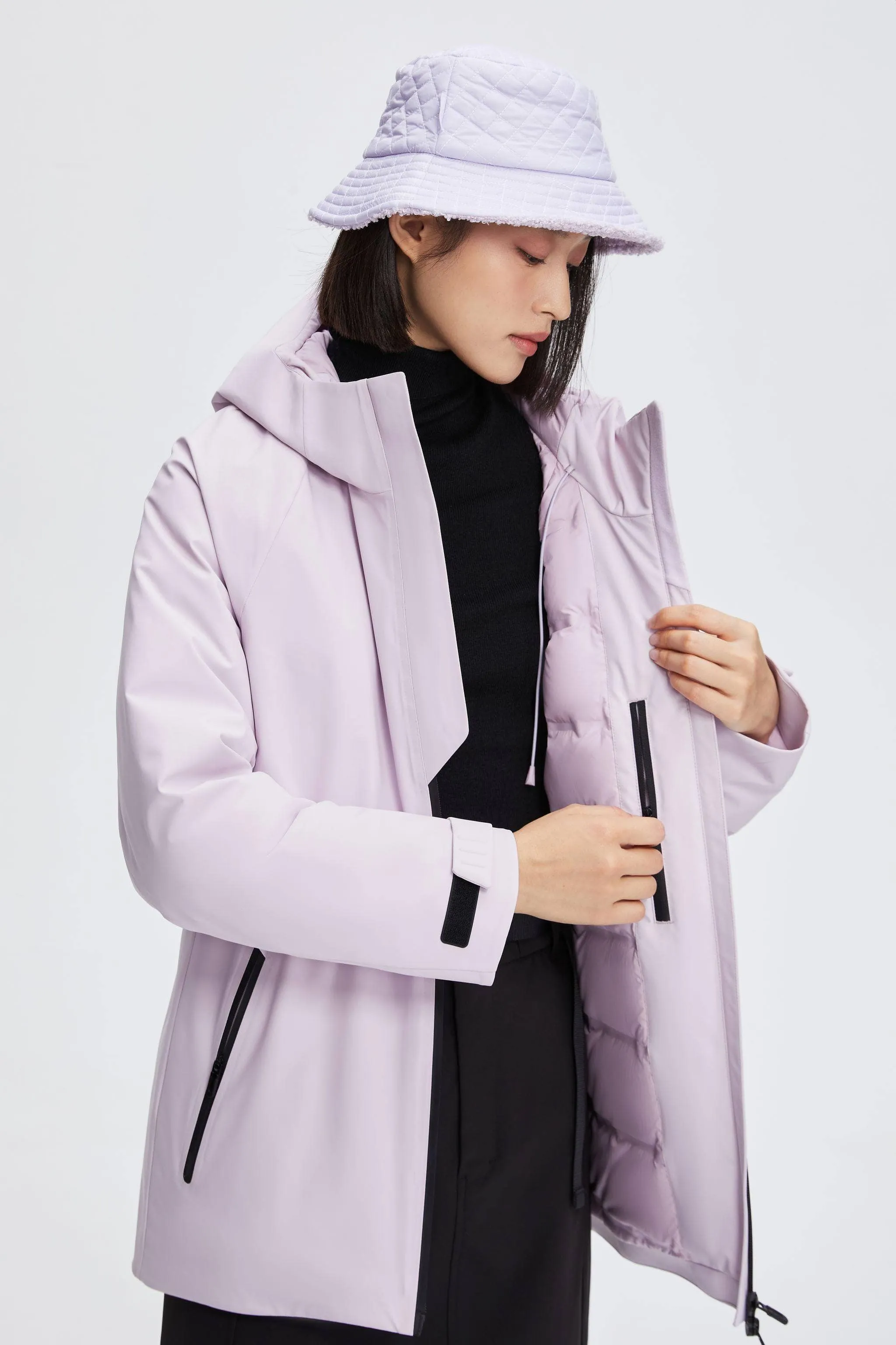 Women's Goose Down Hoody Windstopper 2406